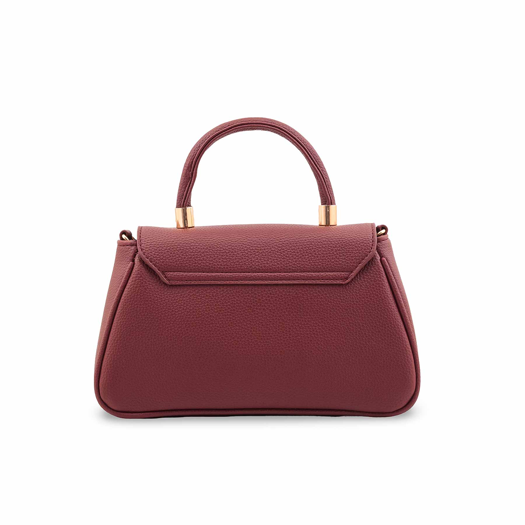 Maroon Casual Pouch For Women P97663 - Image 4