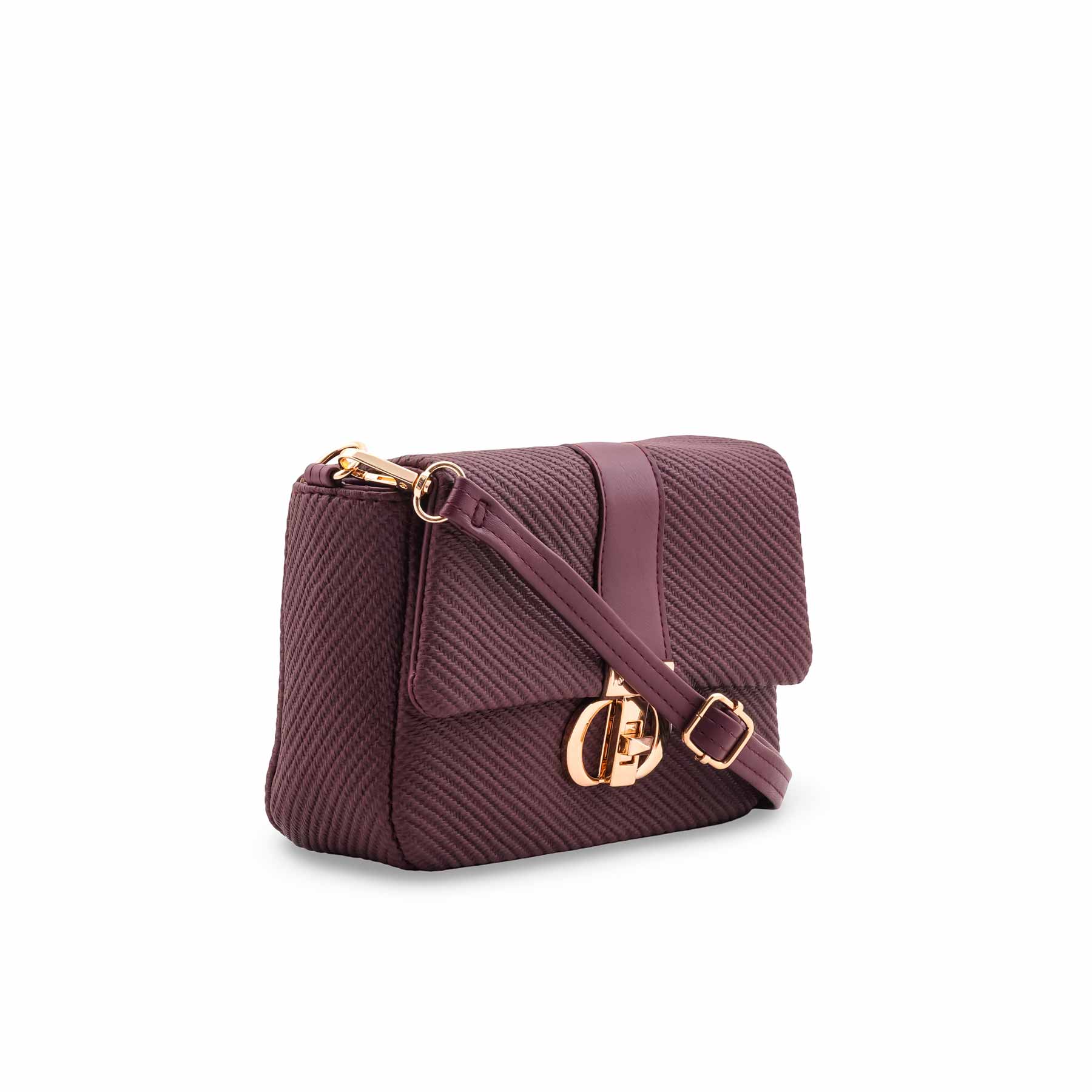 Maroon Casual Pouch For Women P97709 - Image 3