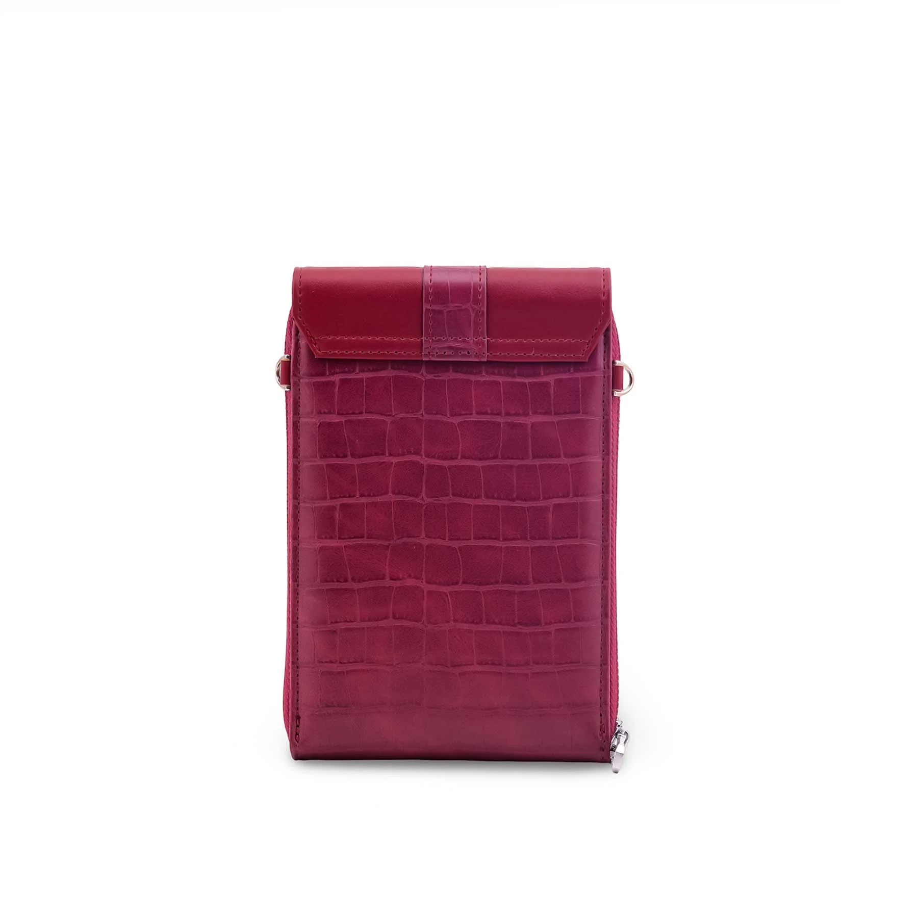 Maroon Casual Pouch For Women P97746 - Image 4