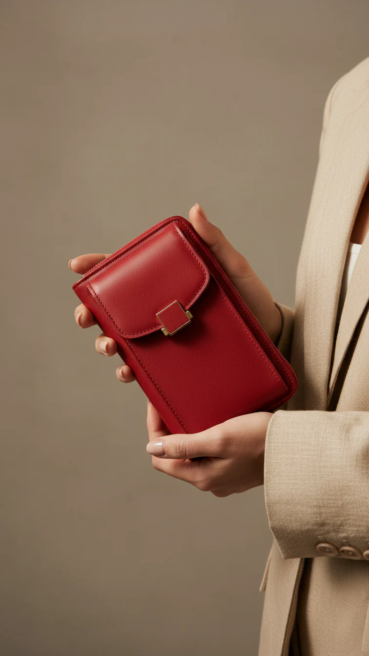 Maroon Casual Pouch P97631
