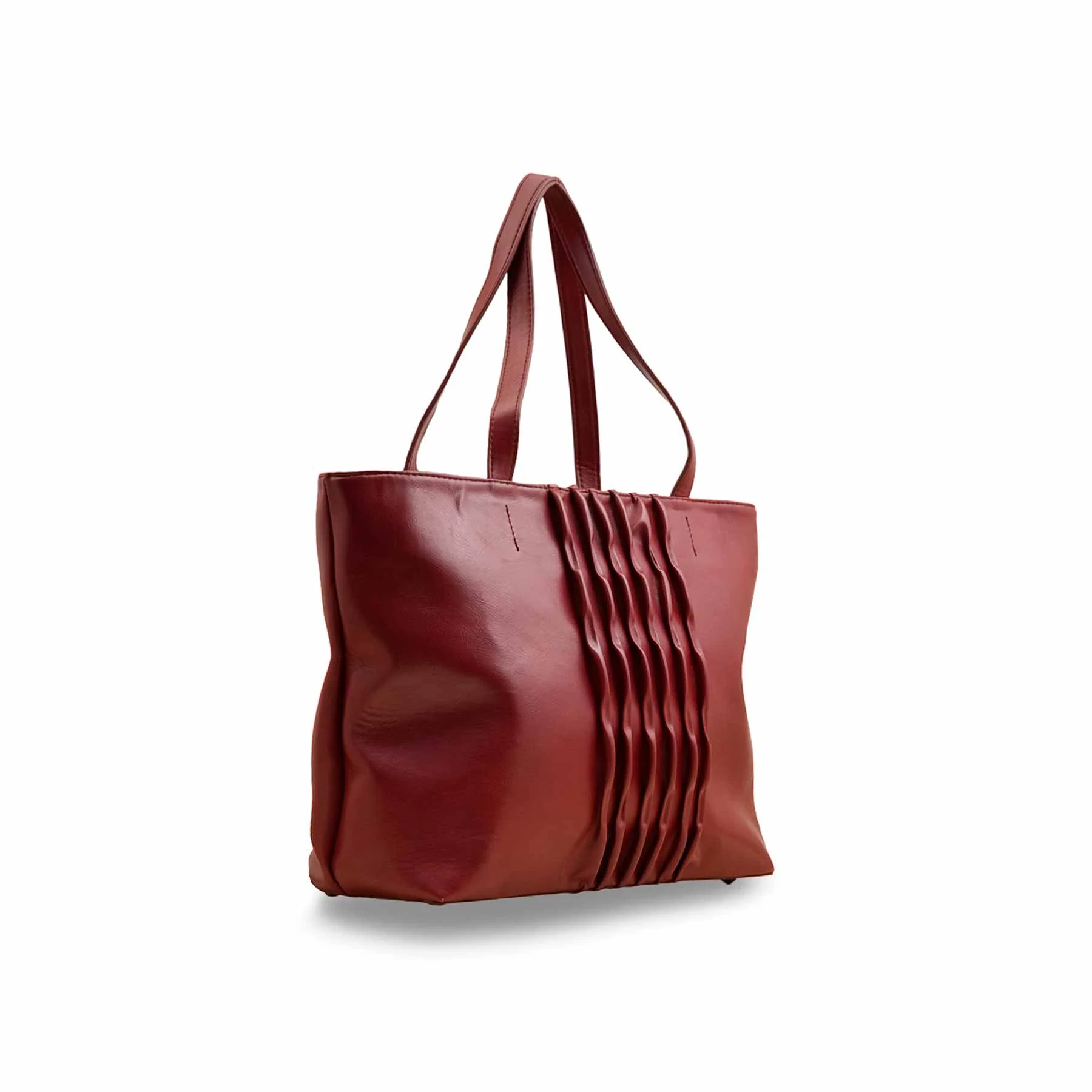 Maroon Casual Shoulder Bag For Women P55822 - Image 3
