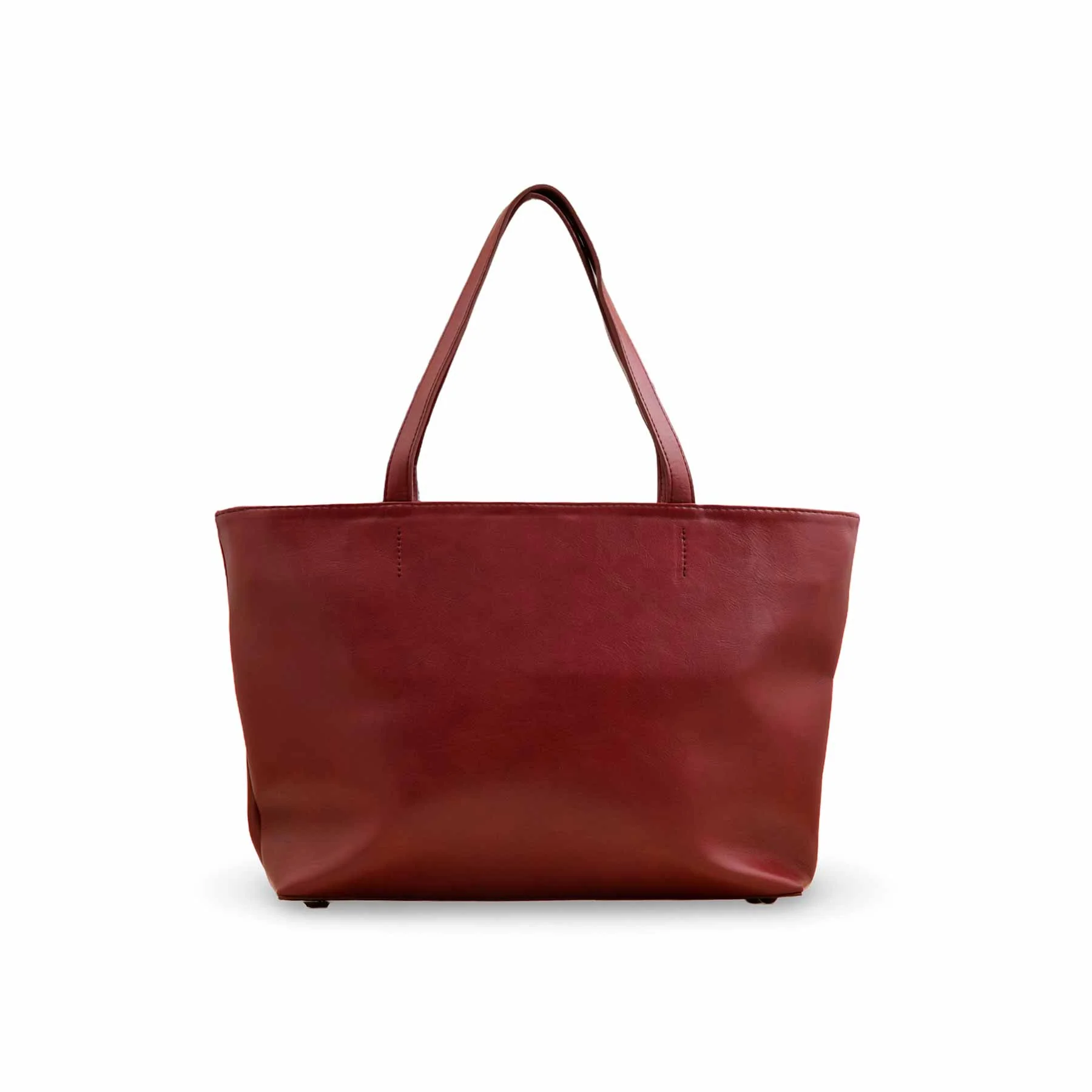 Maroon Casual Shoulder Bag For Women P55822 - Image 4