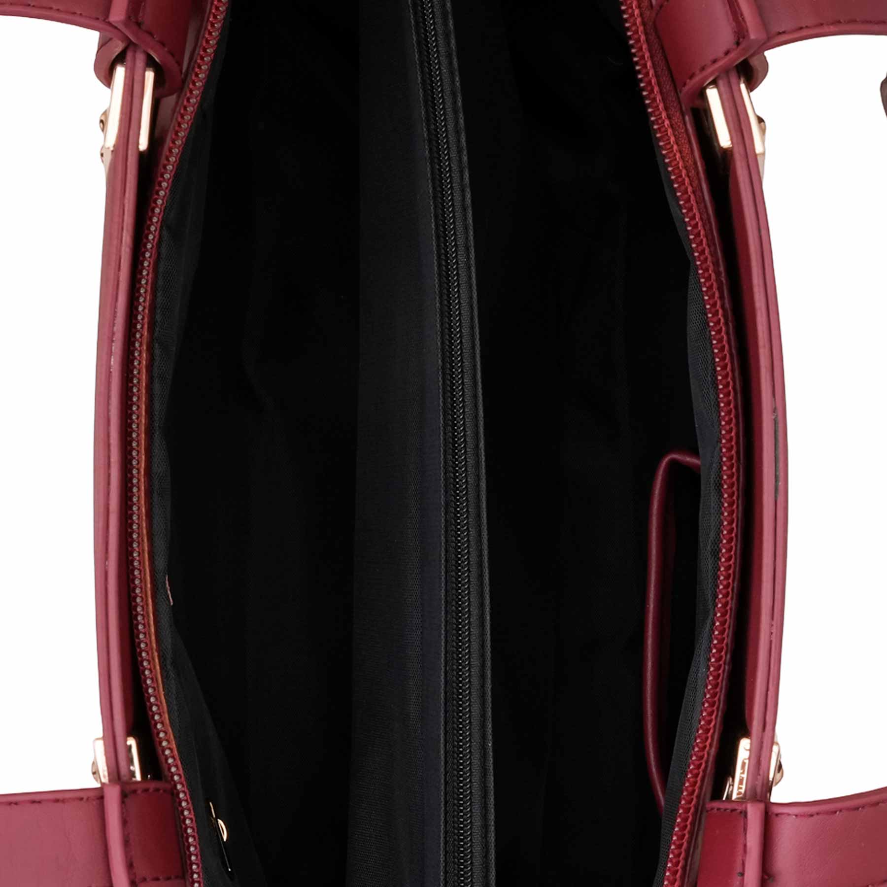 Maroon Casual Shoulder Bag For Women P55835 - Image 5
