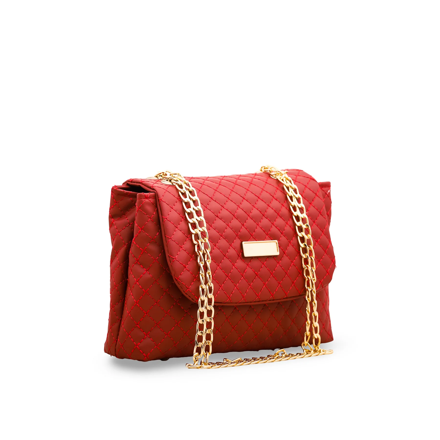 Maroon Casual Shoulder Bag P55447 - Image 2