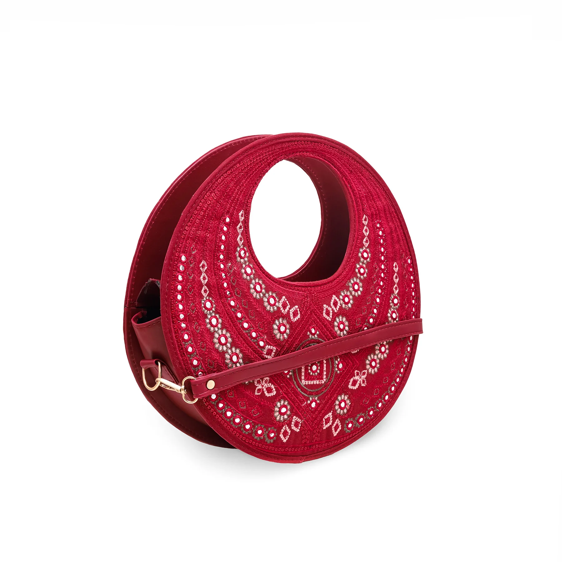 Maroon Casual Shoulder Bag P56196 - Image 2