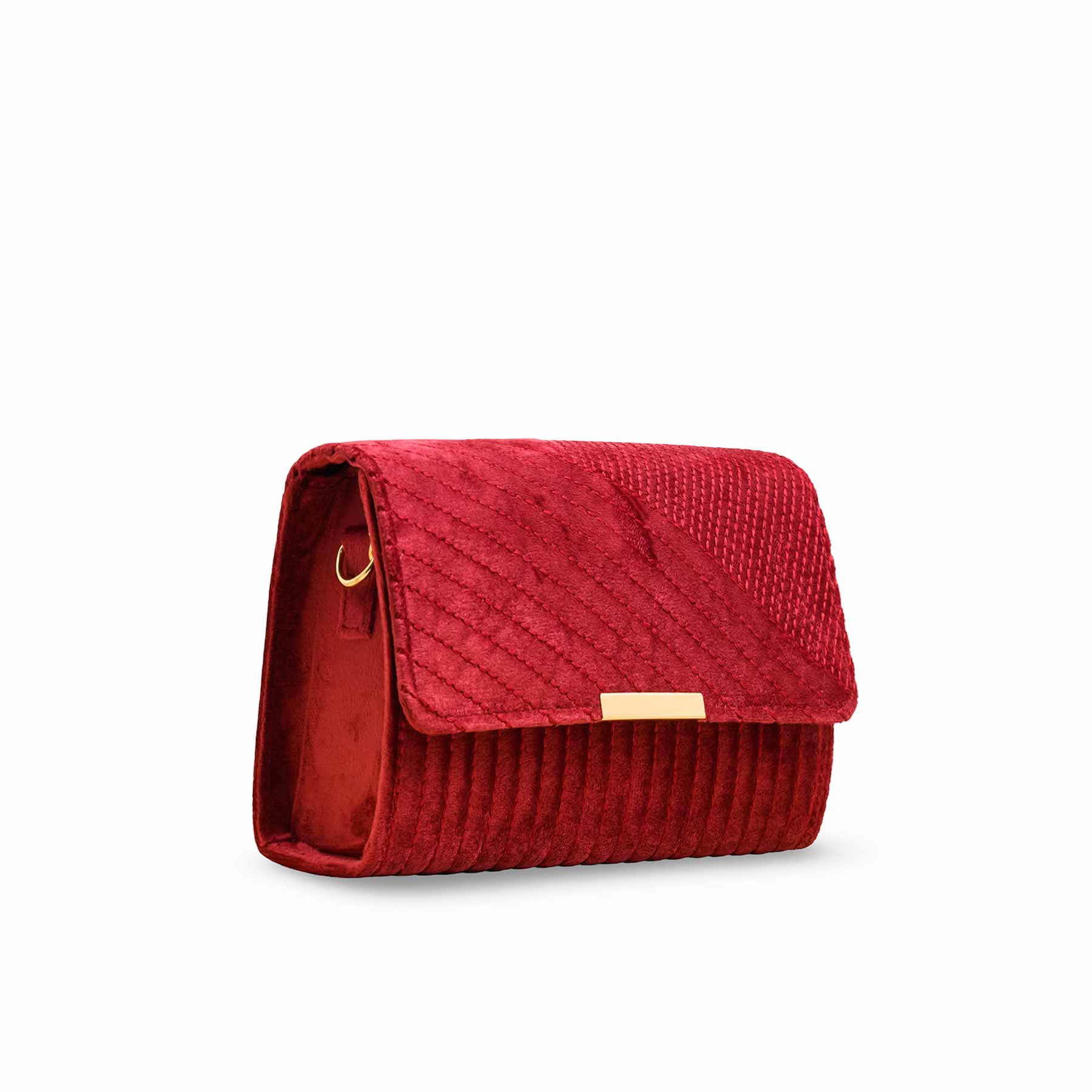 Maroon Casual Shoulder Bag P56270 - Image 3