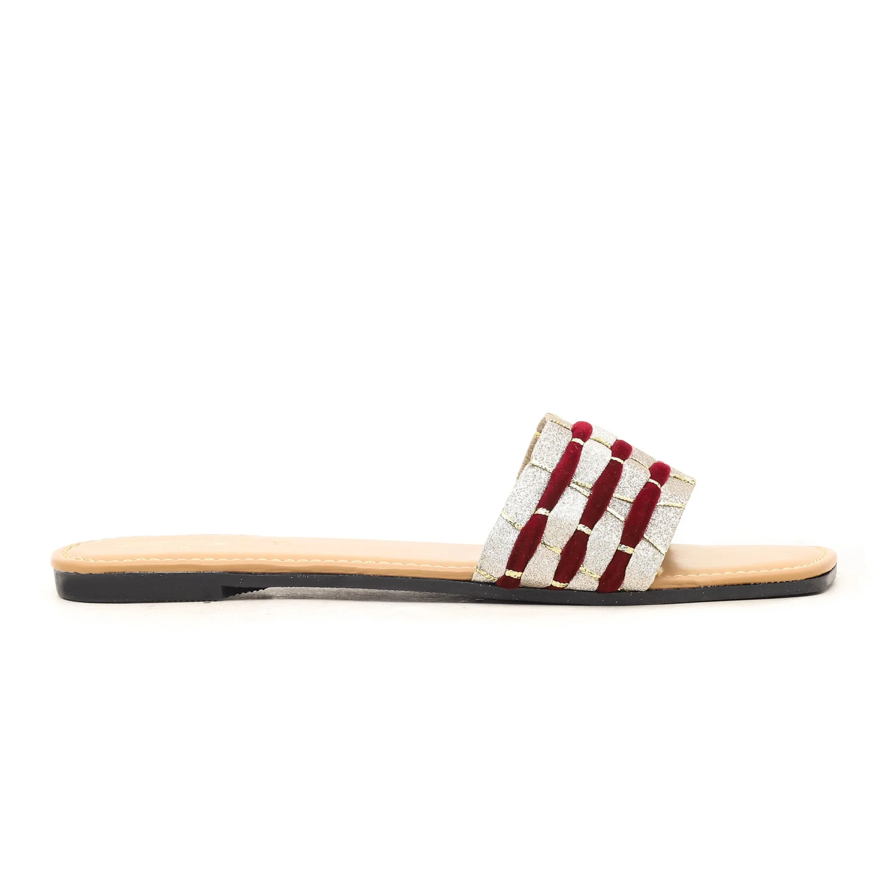 Maroon Casual Slipper CL1222 - Image 2