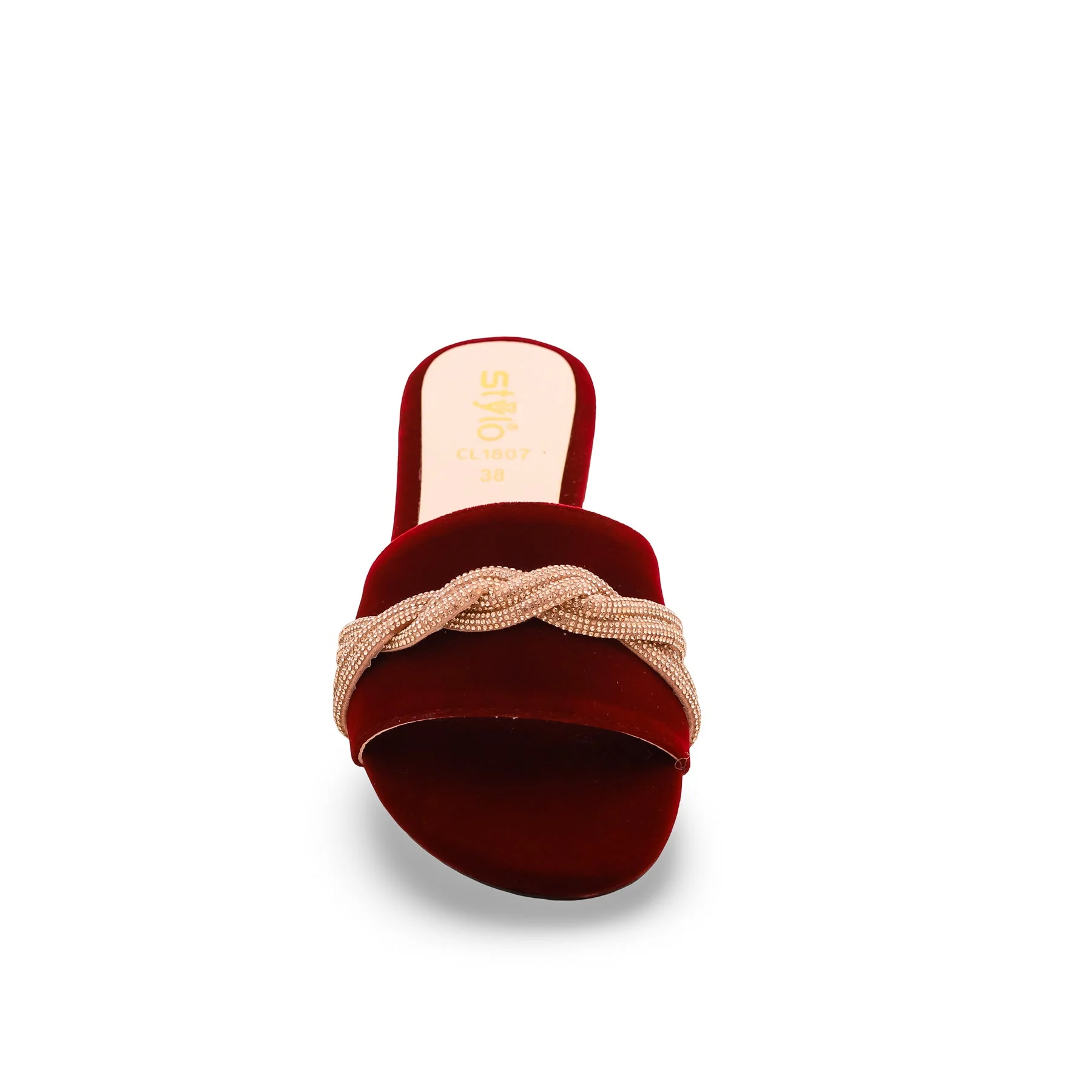 Maroon Casual Slipper CL1807 - Image 3
