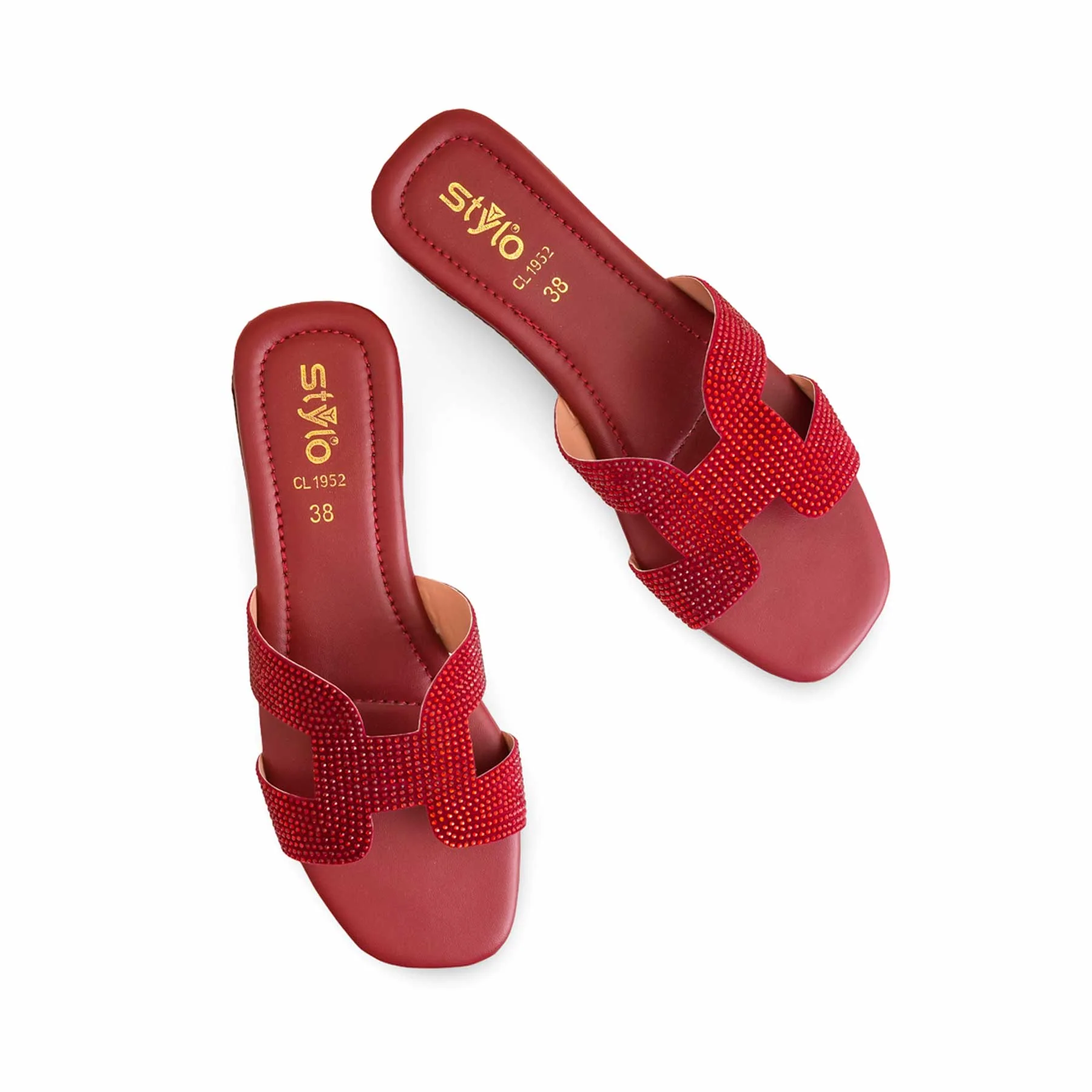 Maroon Casual Slipper CL1952 - Image 5