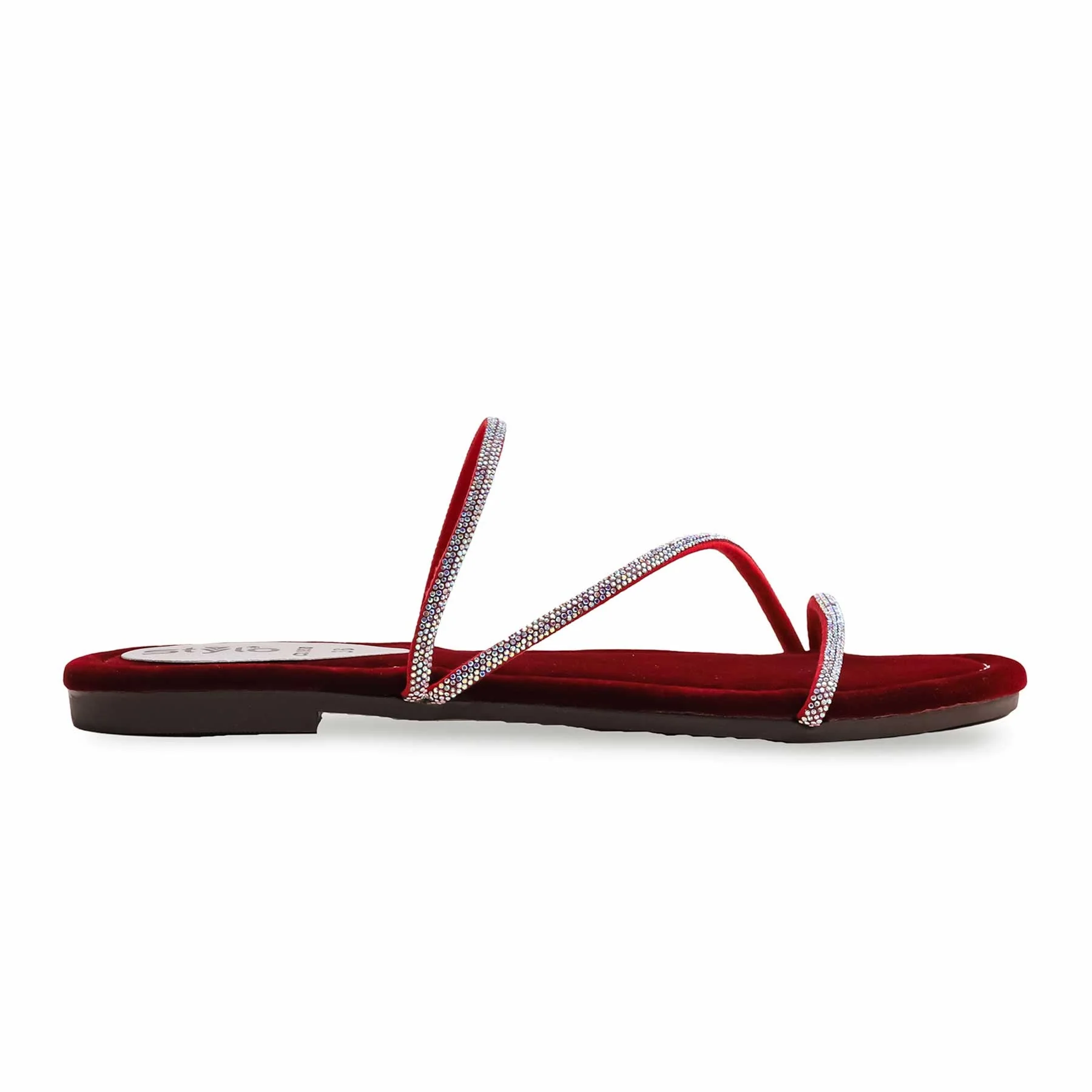 Maroon Casual Slipper CL1958 - Image 2
