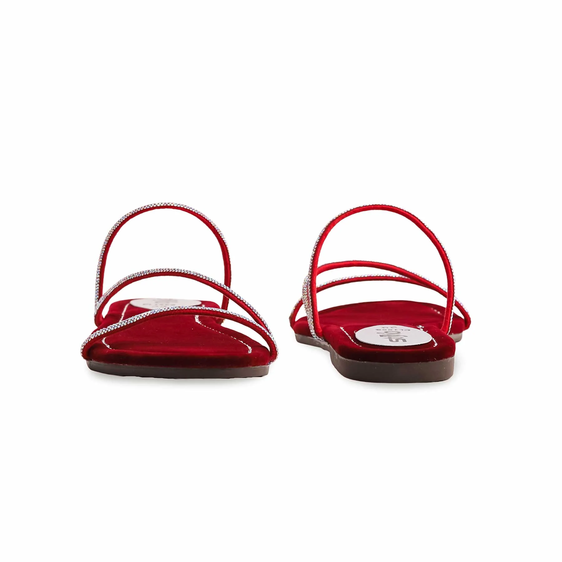 Maroon Casual Slipper CL1958 - Image 4