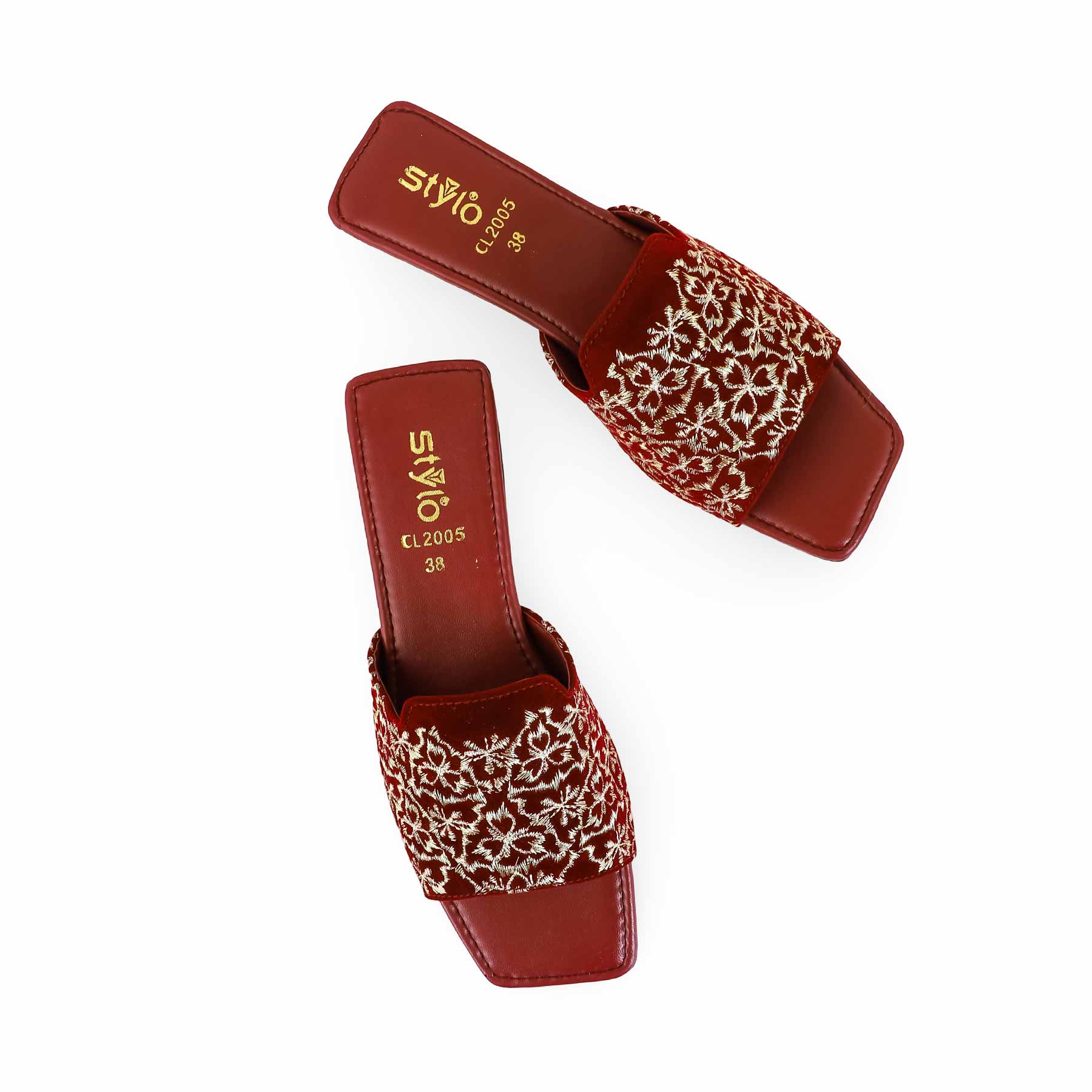 Maroon Casual Slipper CL2005 - Image 5