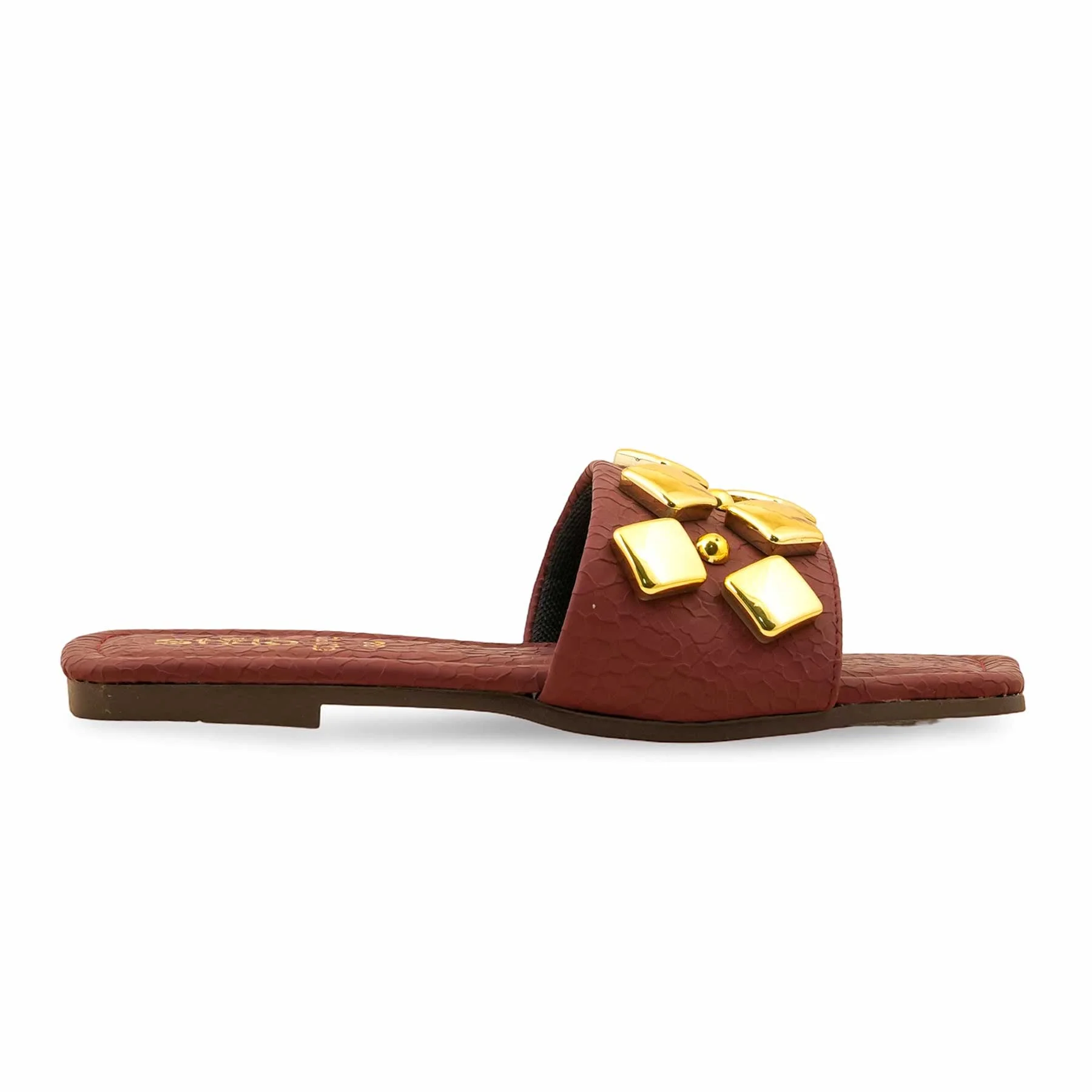 Maroon Casual Slipper CL2072 - Image 3