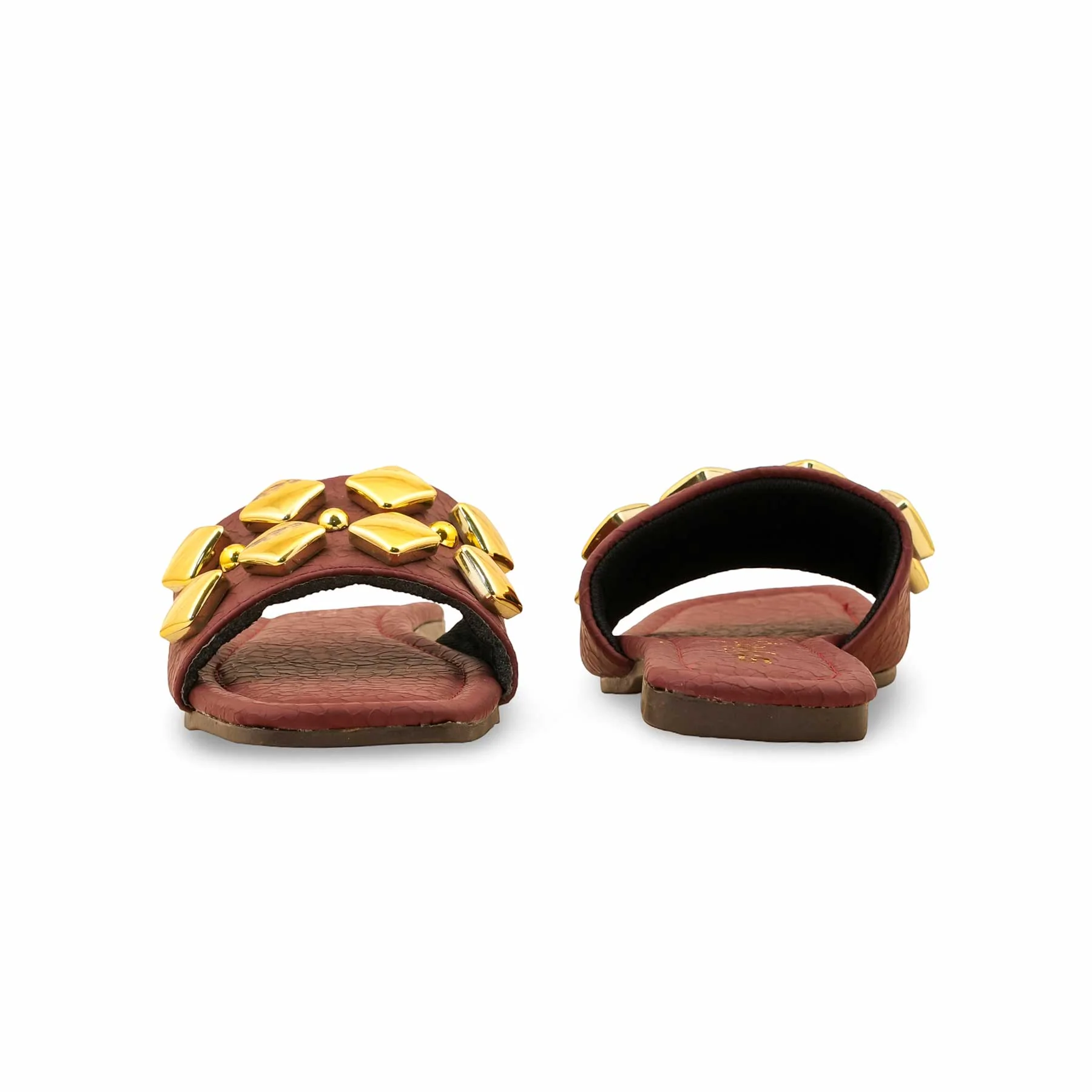 Maroon Casual Slipper CL2072 - Image 5