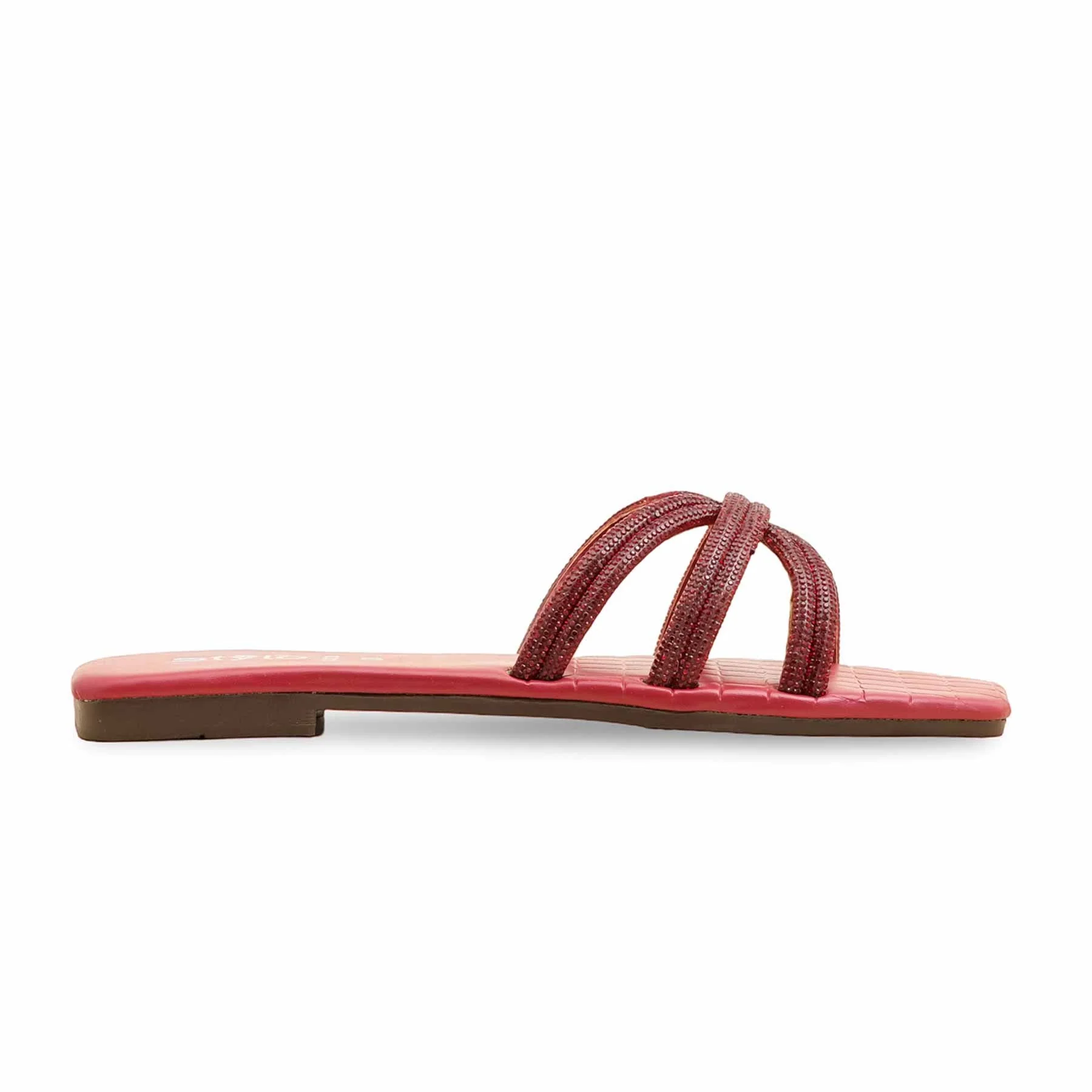 Maroon Casual Slipper CL2102 - Image 2