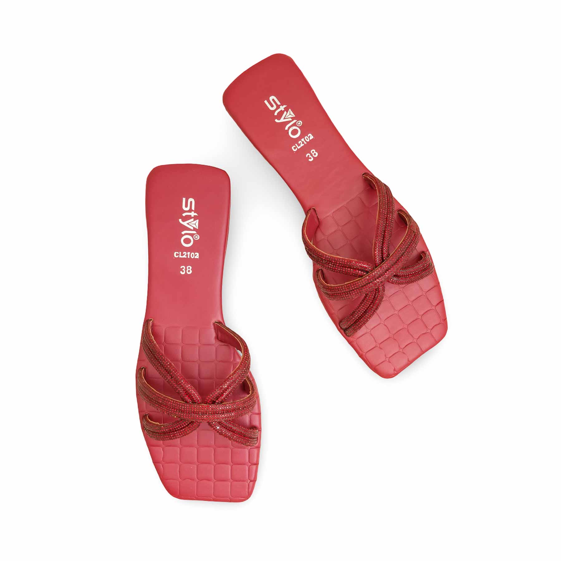 Maroon Casual Slipper CL2102 - Image 5