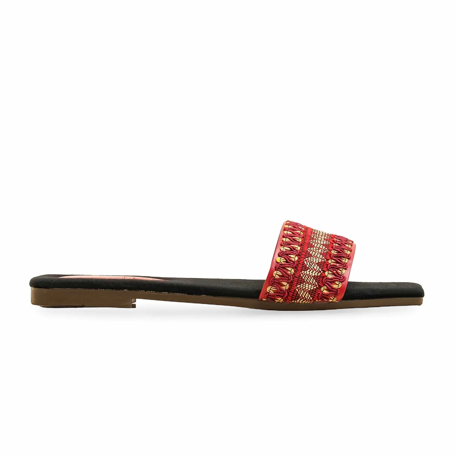 Maroon Casual Slipper CL2136 - Image 2