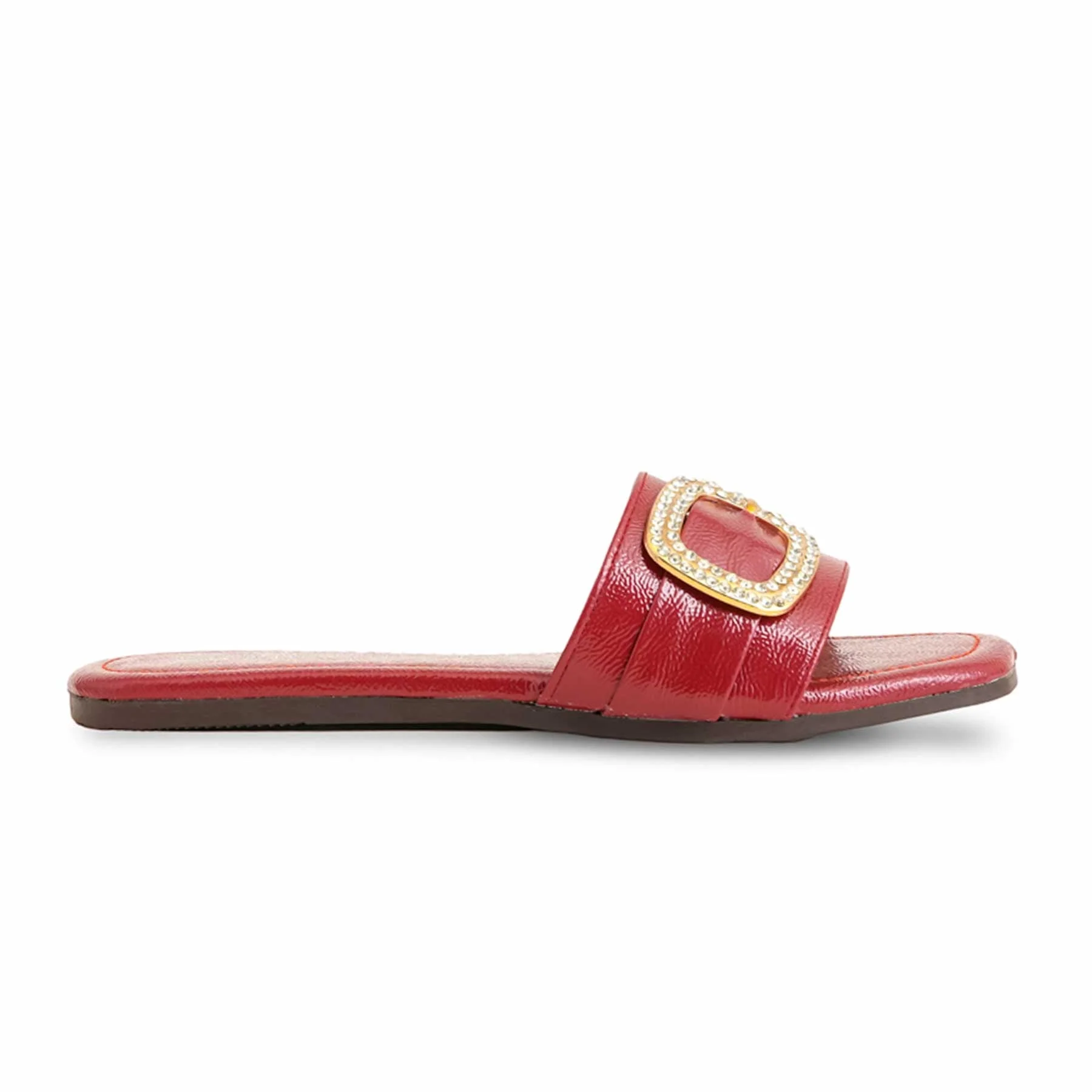 Maroon Casual Slipper For Ladies CL2038 - Image 2