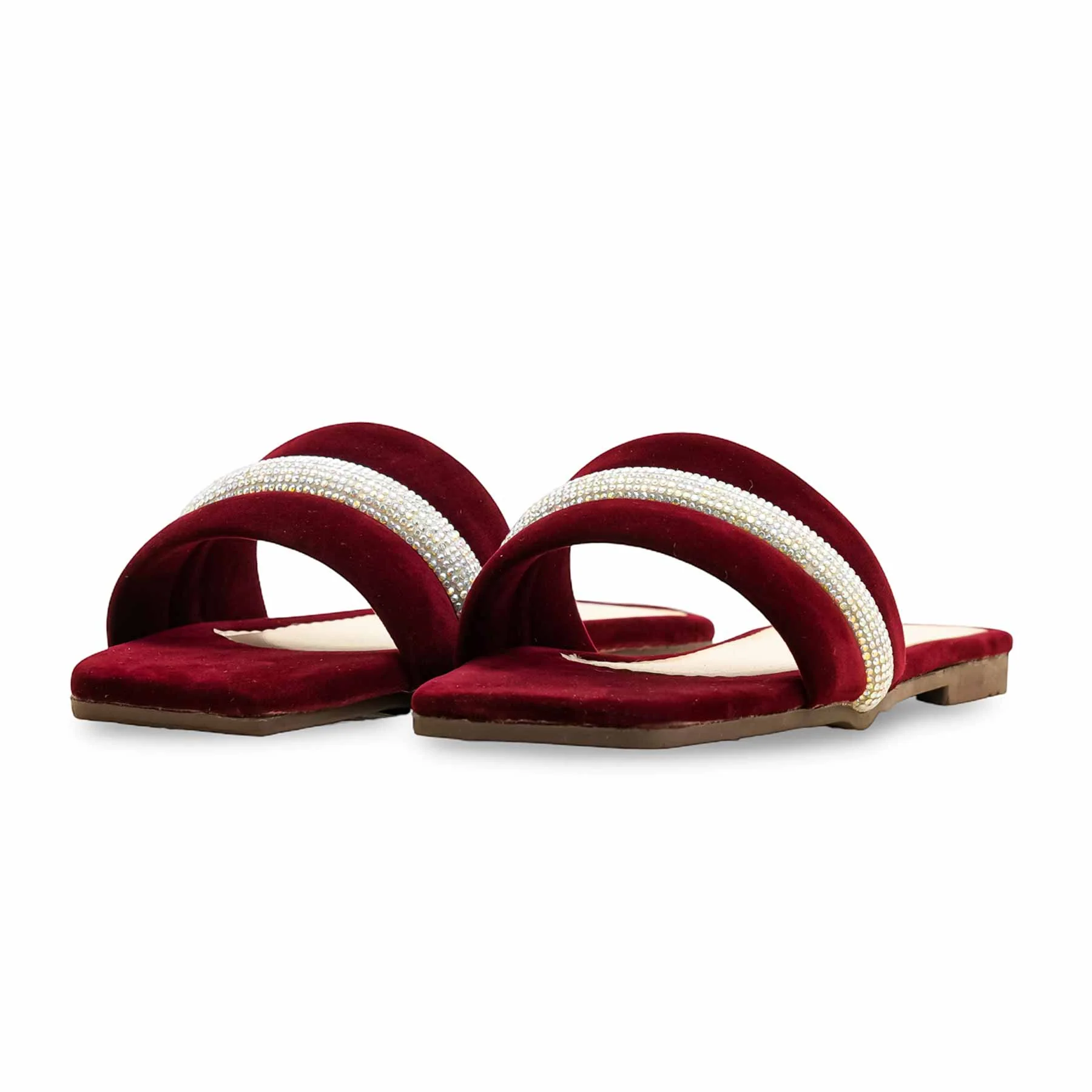 Maroon Casual Slipper For Ladies CL2100 - Image 3