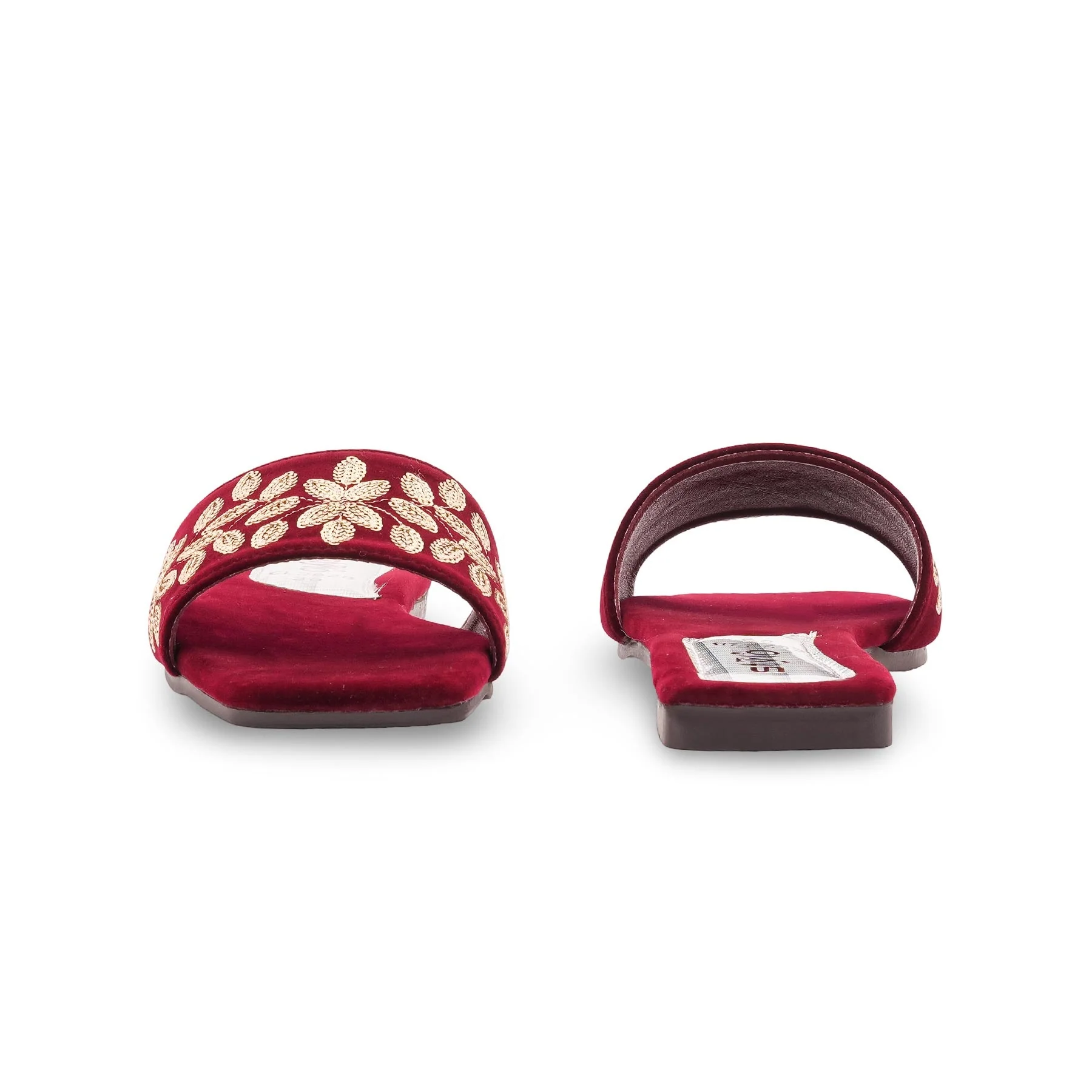 Maroon Casual Slipper For Ladies CL2228 - Image 4