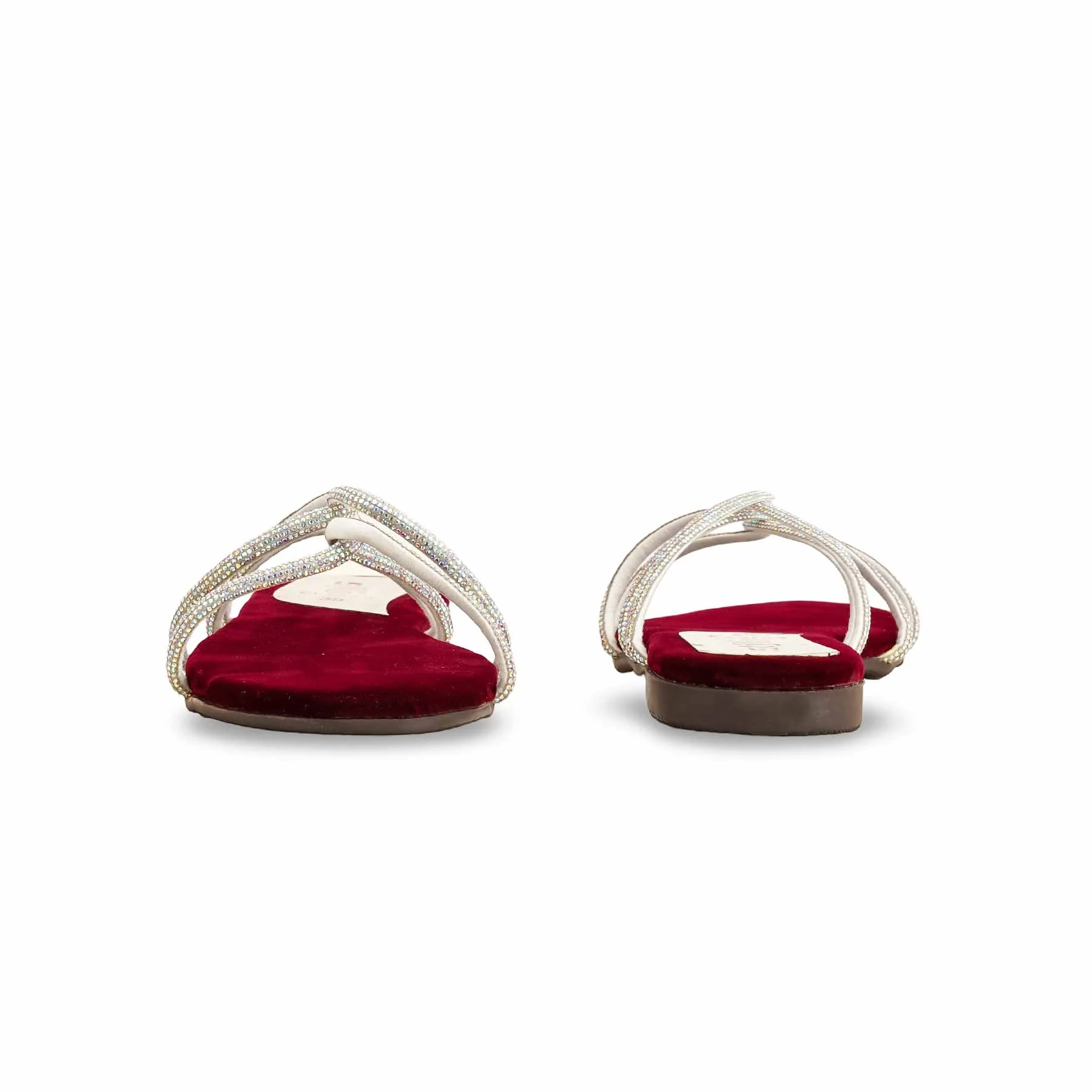 Maroon Casual Slipper For Women CL1972 - Image 4