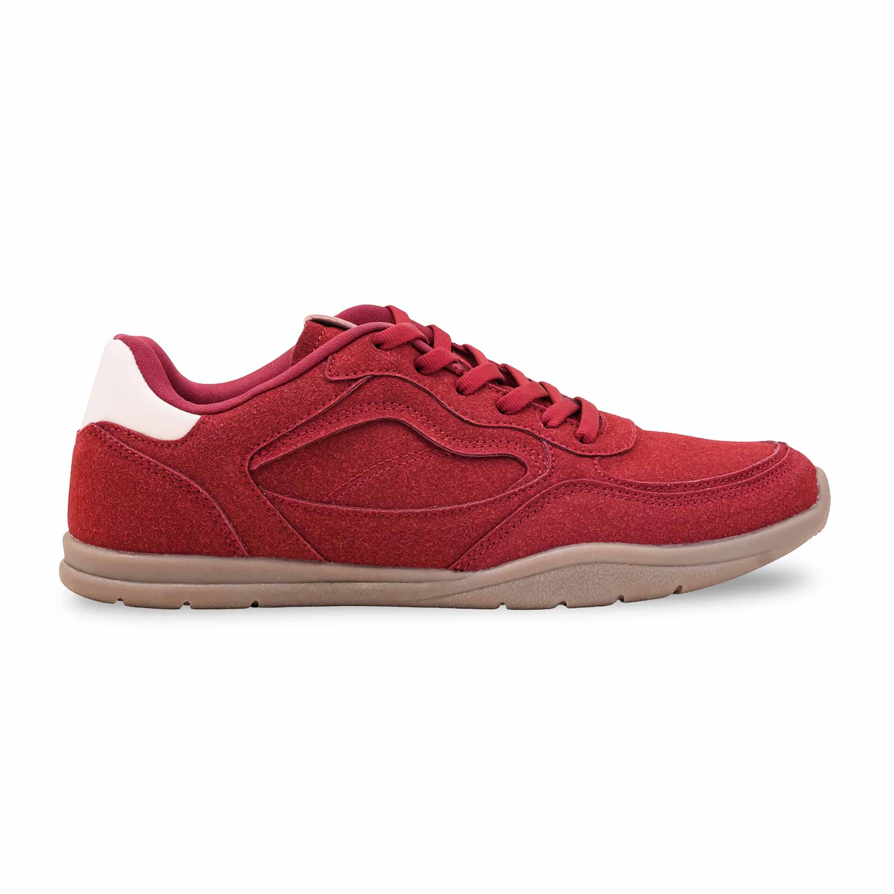 Maroon Casual Sneaker For Ladies AT7469 - Image 2