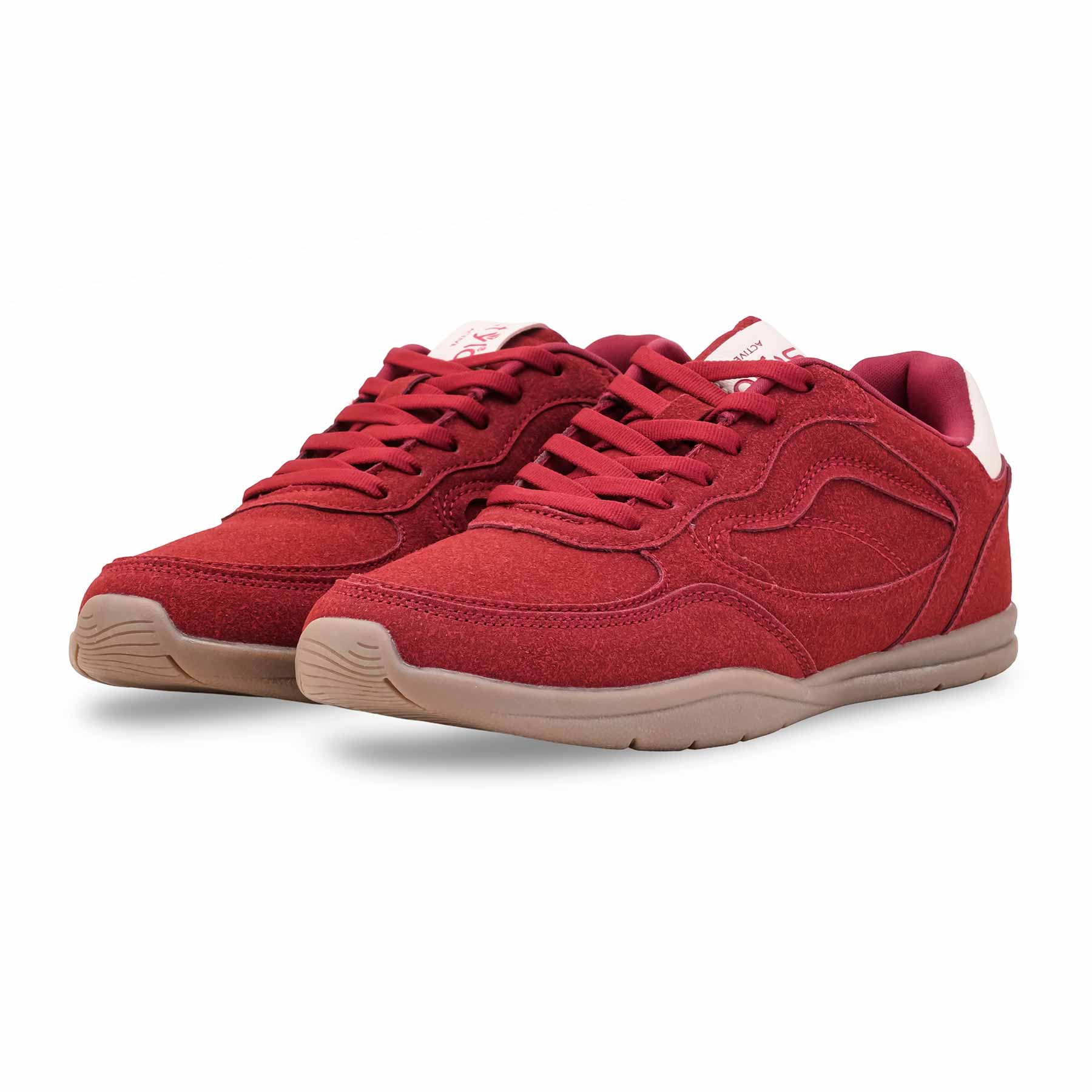 Maroon Casual Sneaker For Ladies AT7469 - Image 3