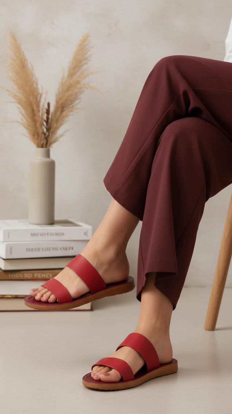 Maroon Casual Softy For Ladies CL5619