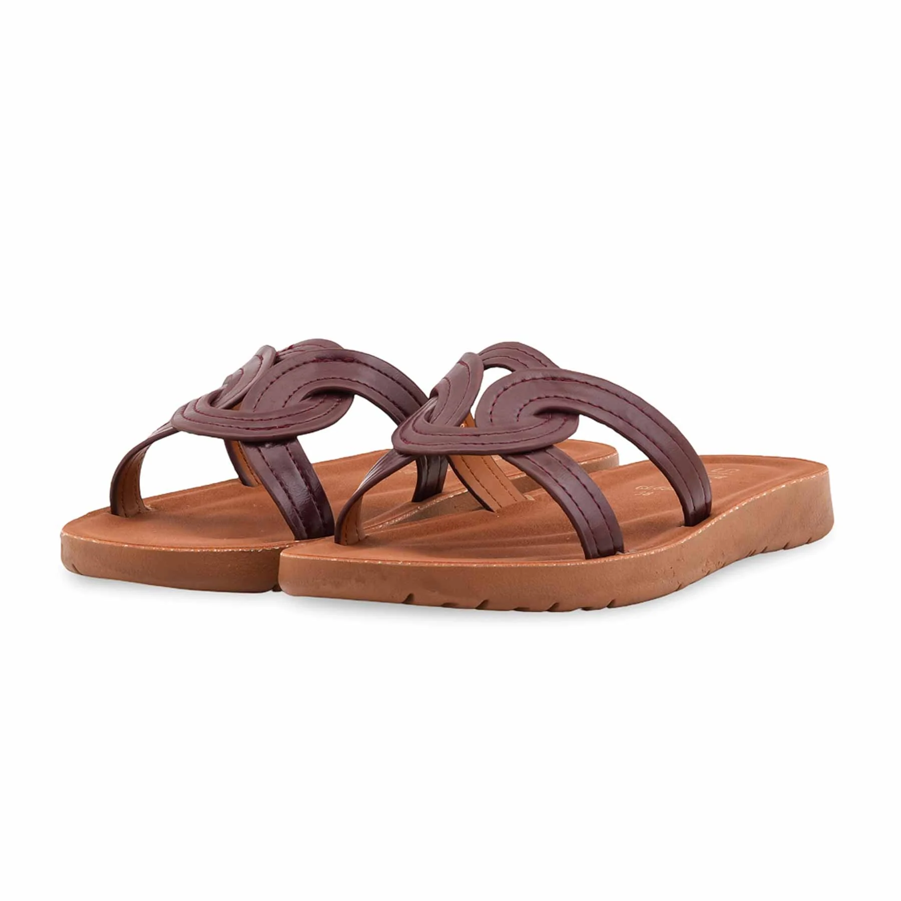 Maroon Casual Softy For Women CL5548 - Image 3