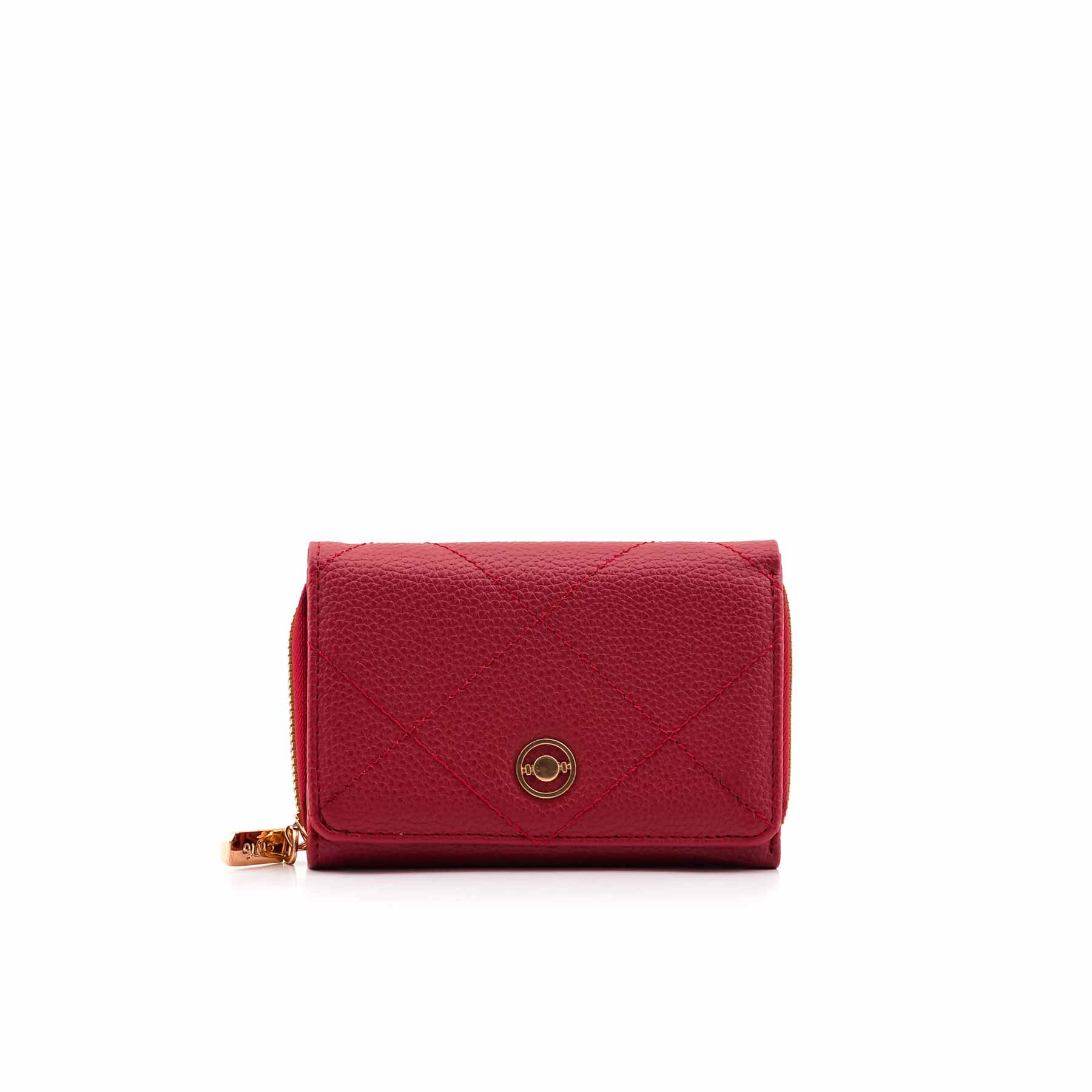 Maroon Casual Wallet For Women P71127 - Image 2