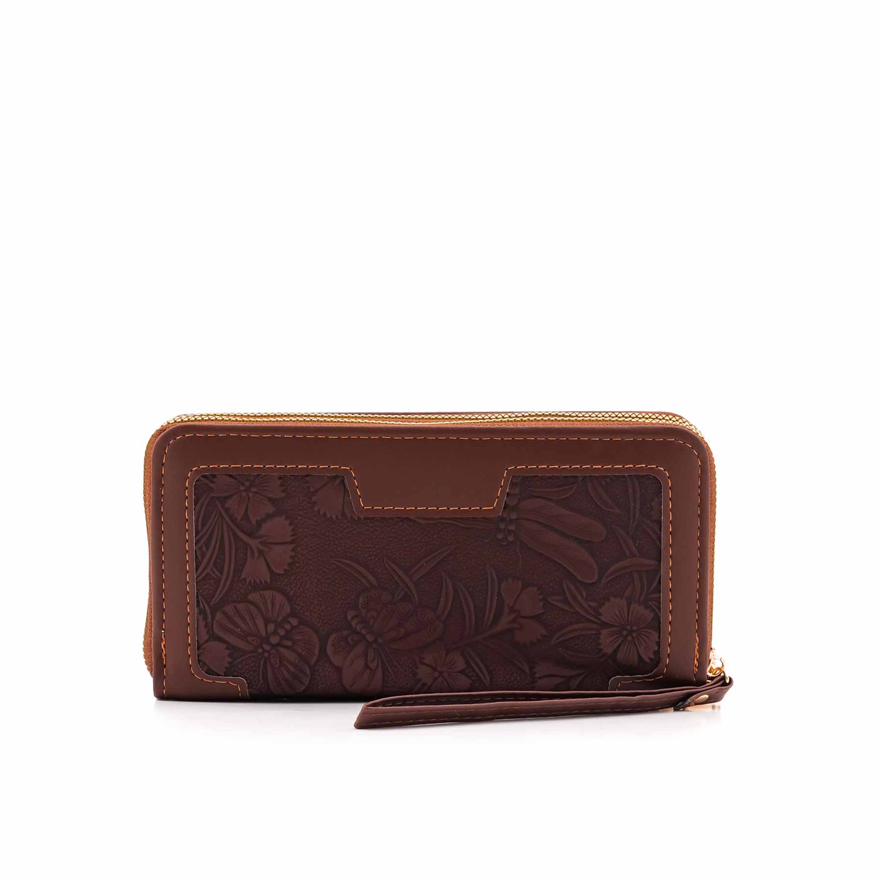 Maroon Casual Wallet For Women P71144 - Image 4