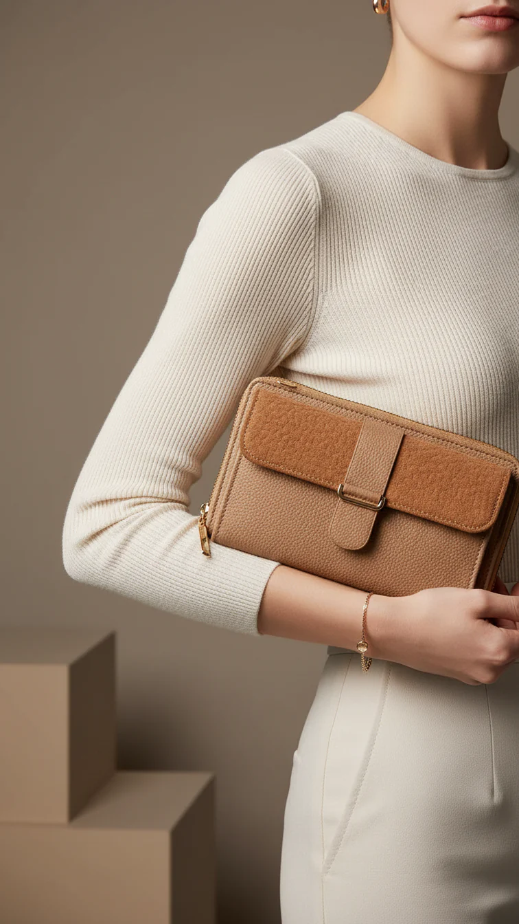 Maroon Casual Wallet For Women P71145
