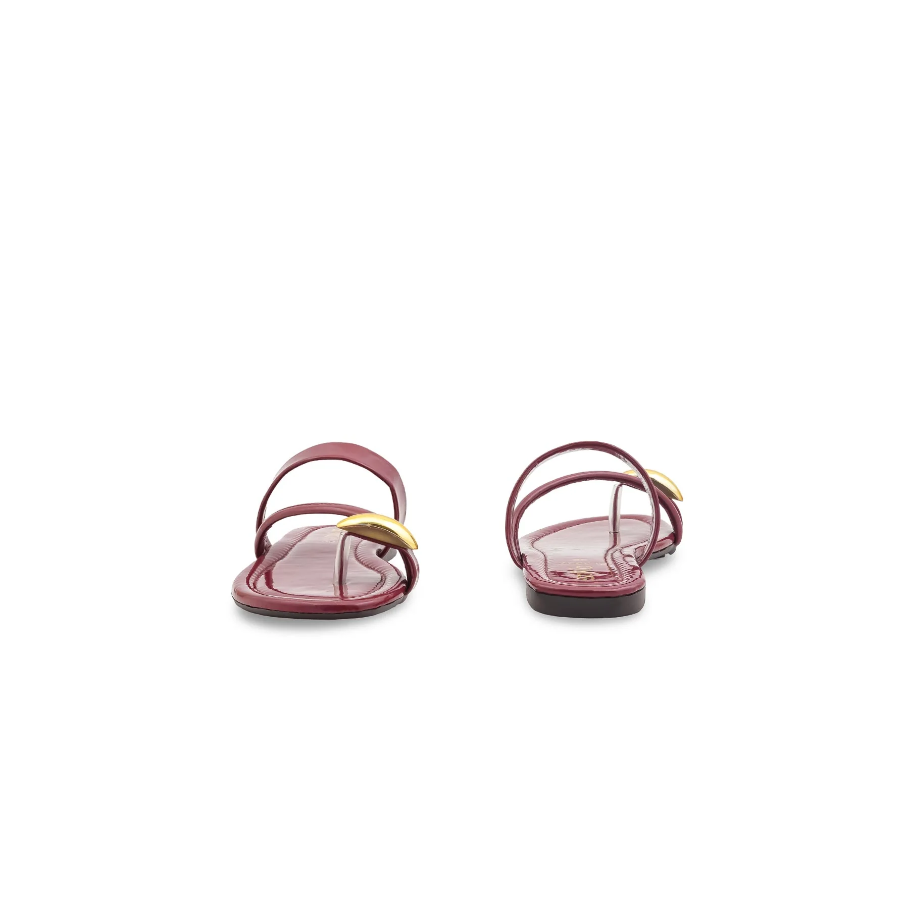 Maroon Casual Women Chappal CL2237 - Image 4