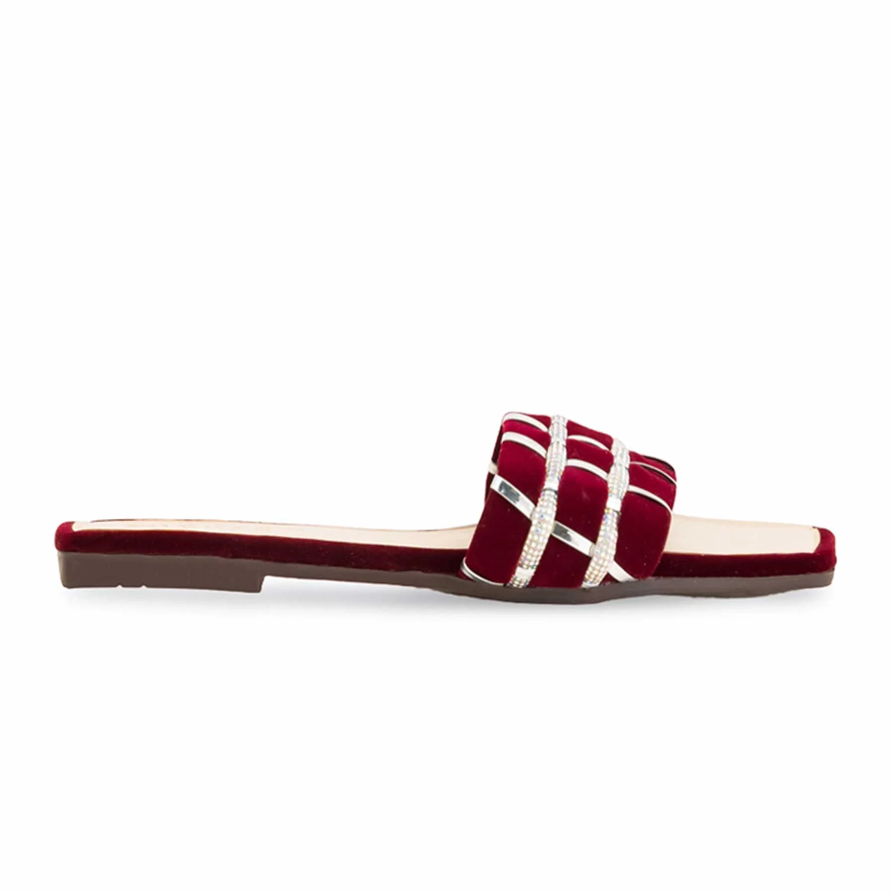 Maroon Casual Women Slipper CL2002 - Image 2