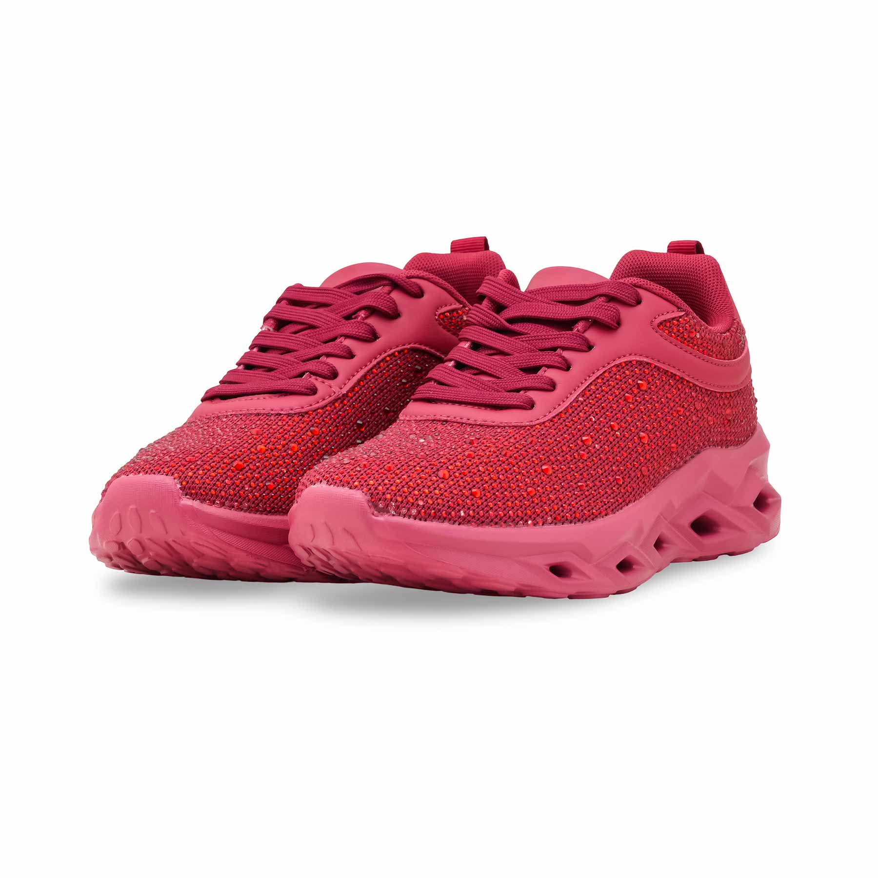 Maroon Casual Women Sneaker AT7451 - Image 4