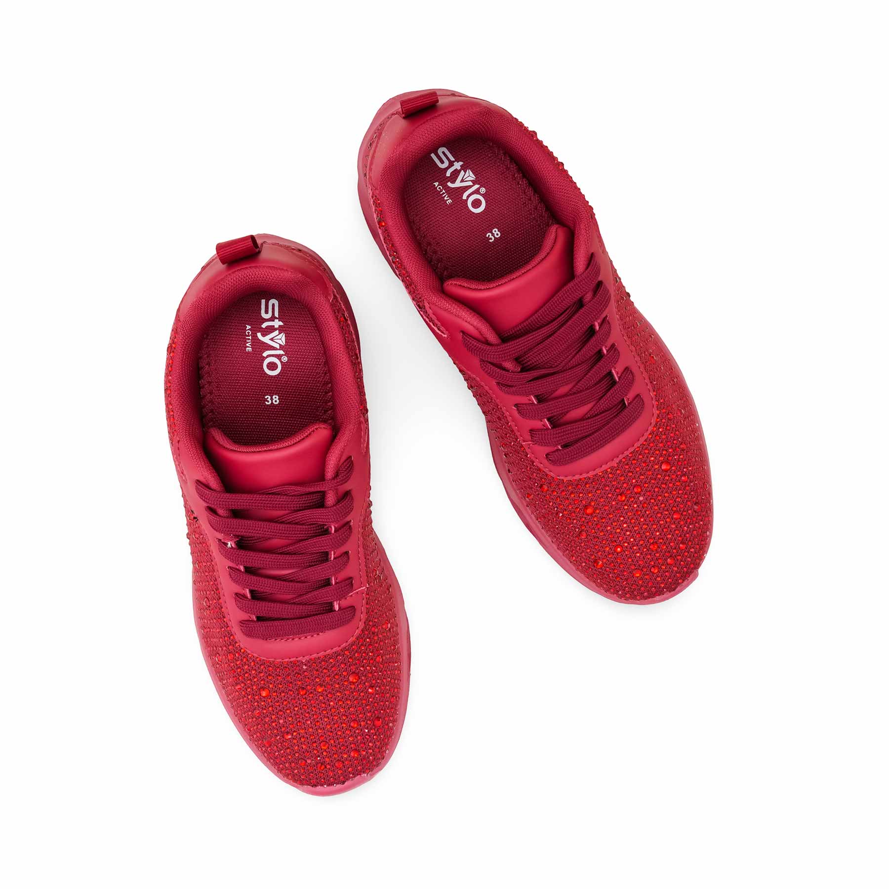 Maroon Casual Women Sneaker AT7451 - Image 6