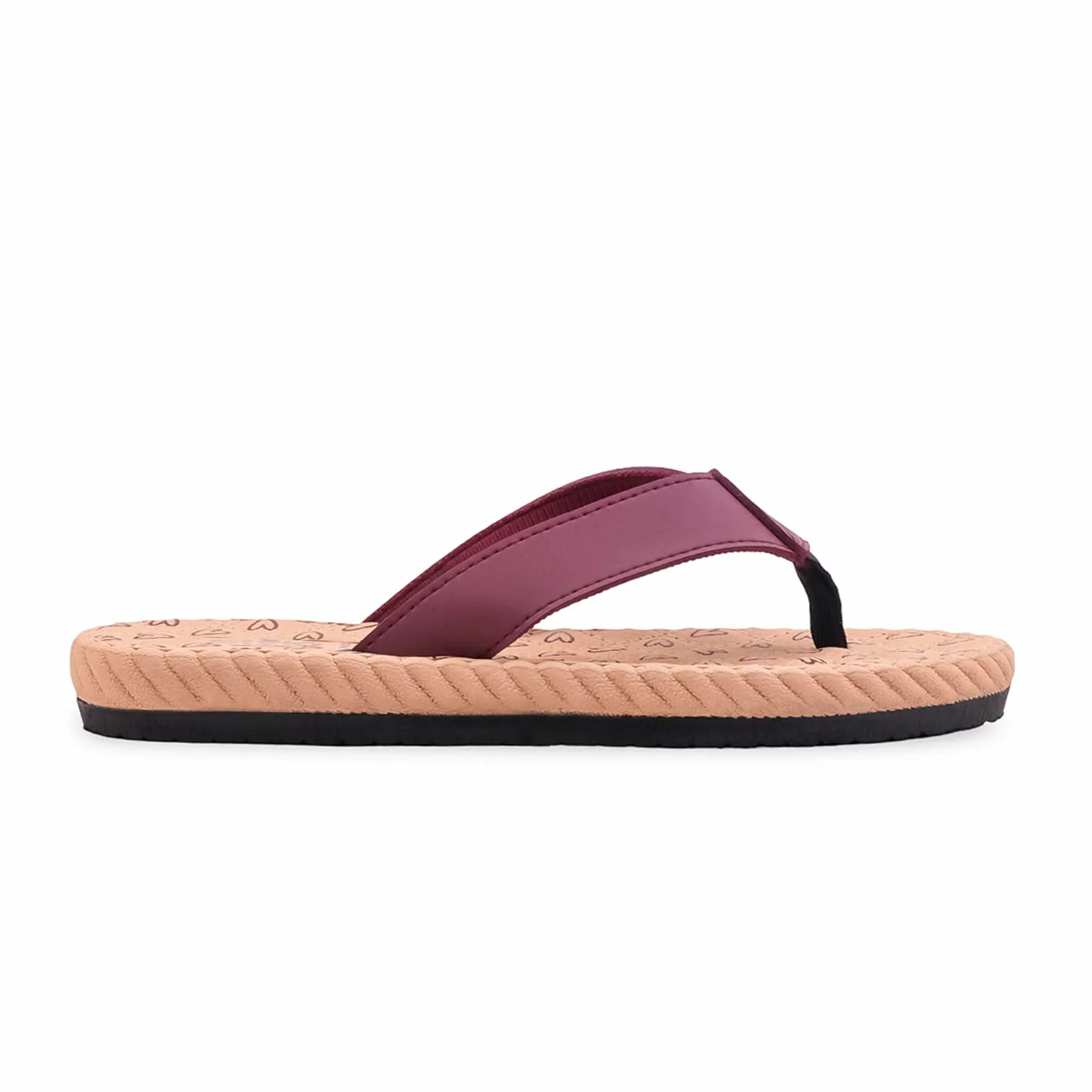 Maroon Casual Women Softy CL9405 - Image 2