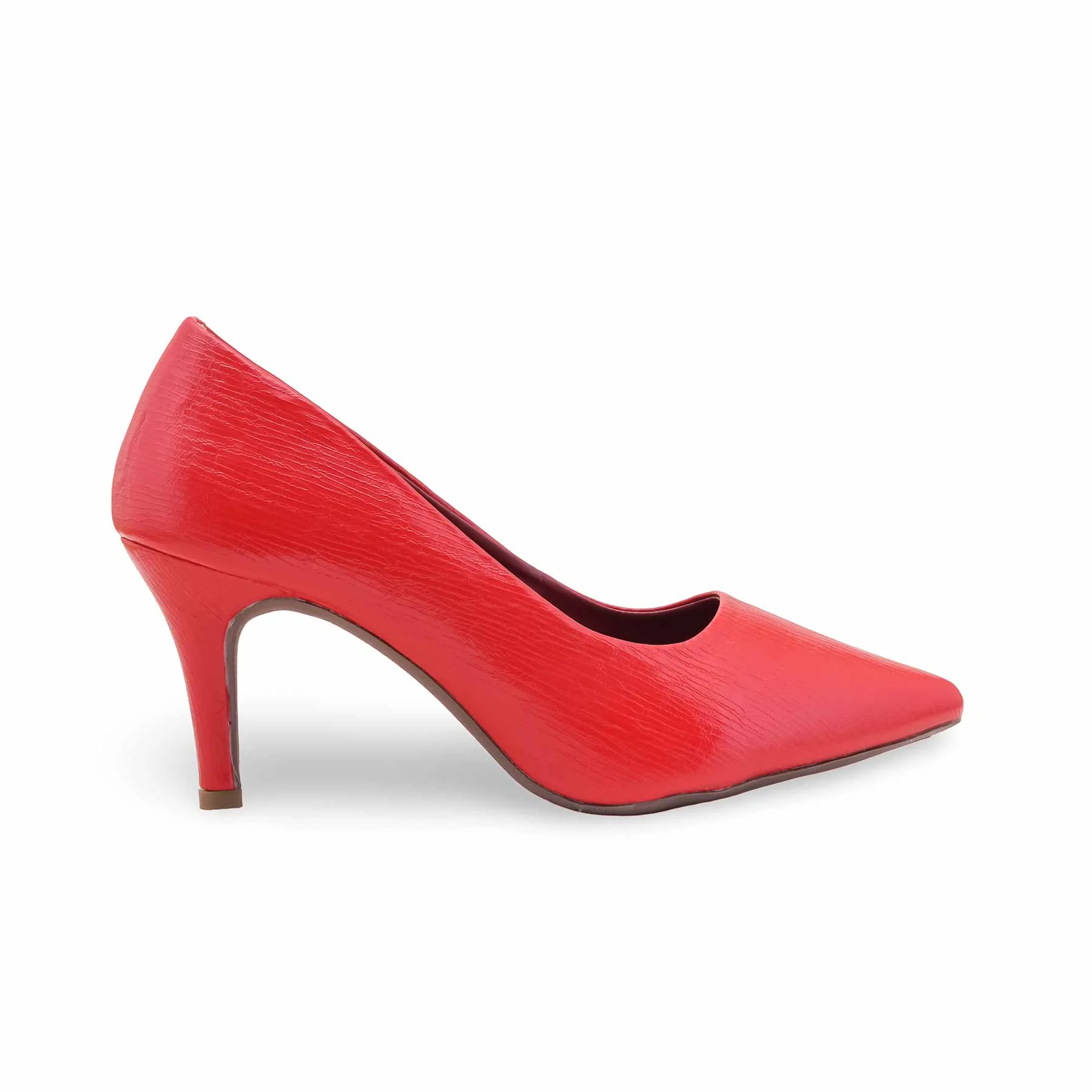 Maroon Court Shoes For Women WN7559 - Image 2