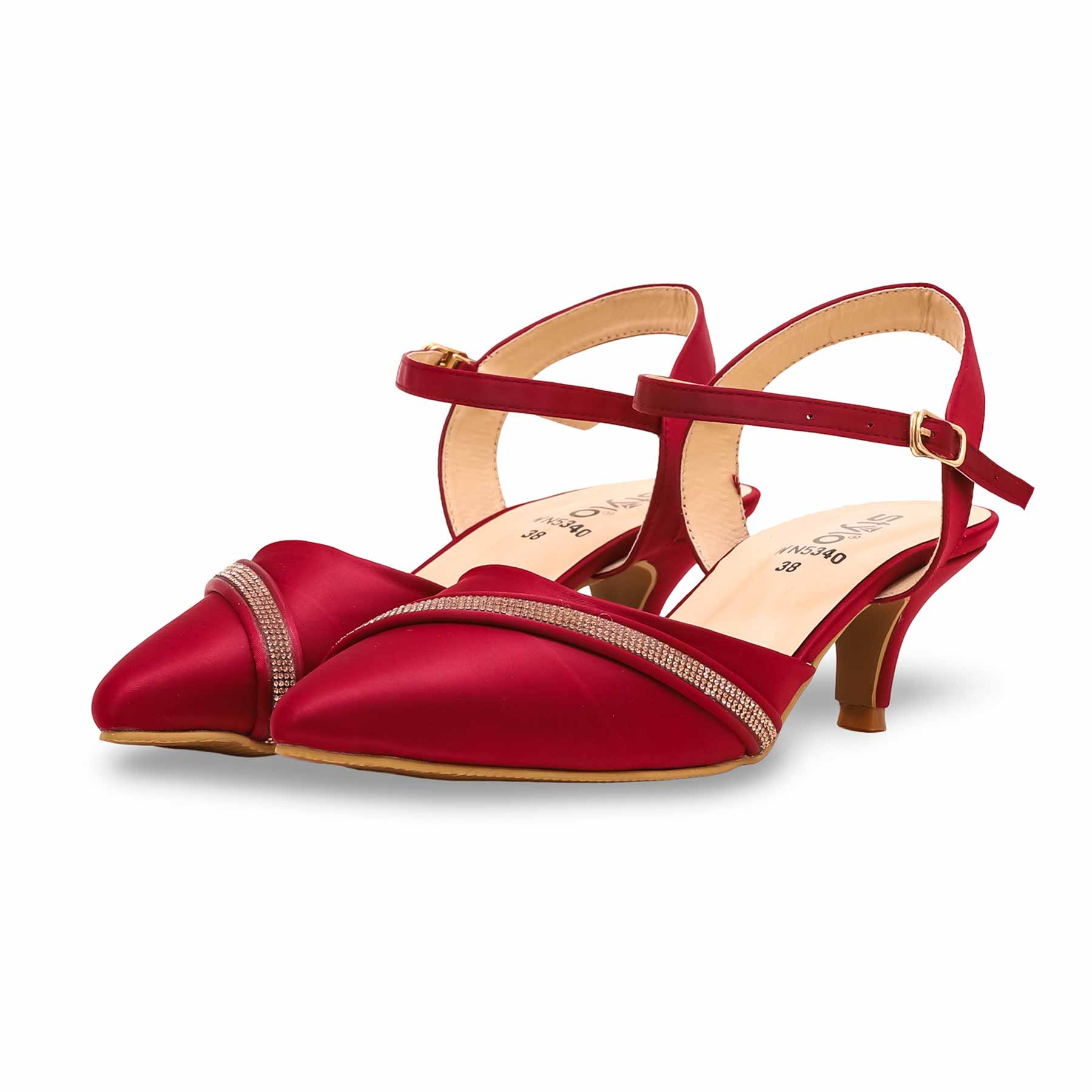 Maroon Court Shoes WN5340 - Image 3