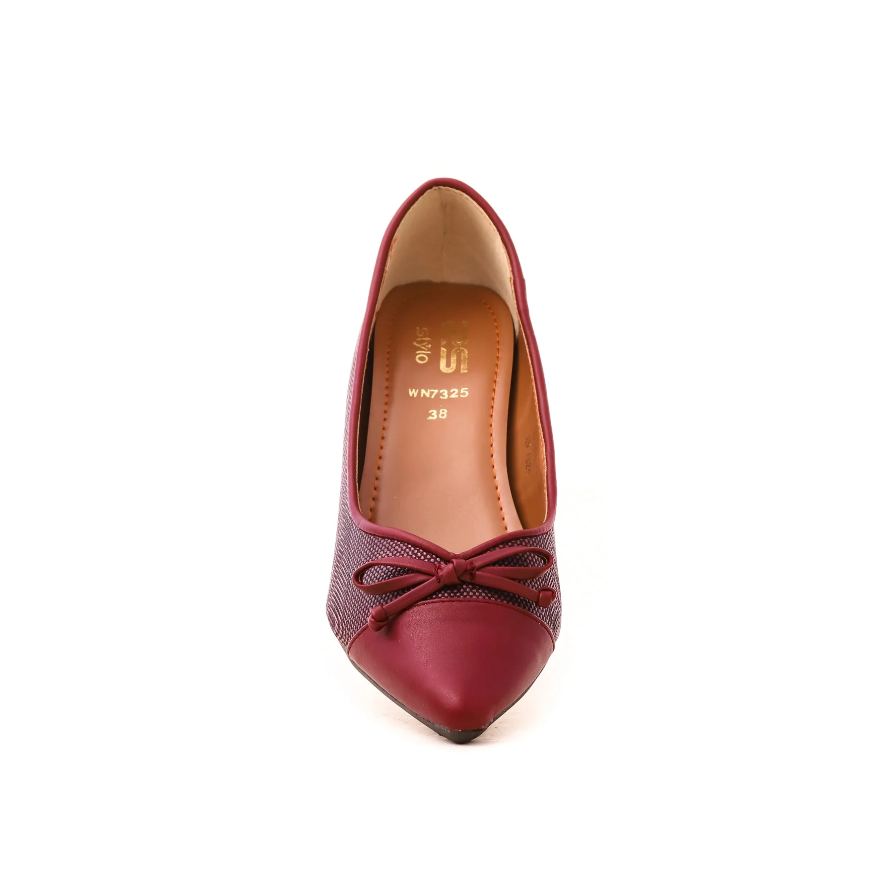 Maroon Court Shoes WN7325 - Image 3