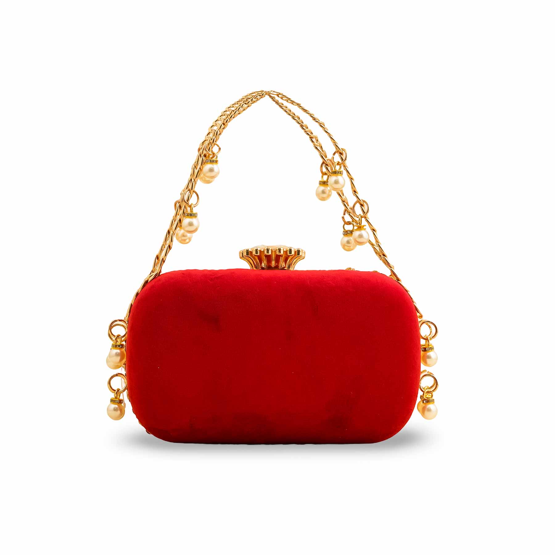 Maroon Fancy Clutch P15398 - Image 4