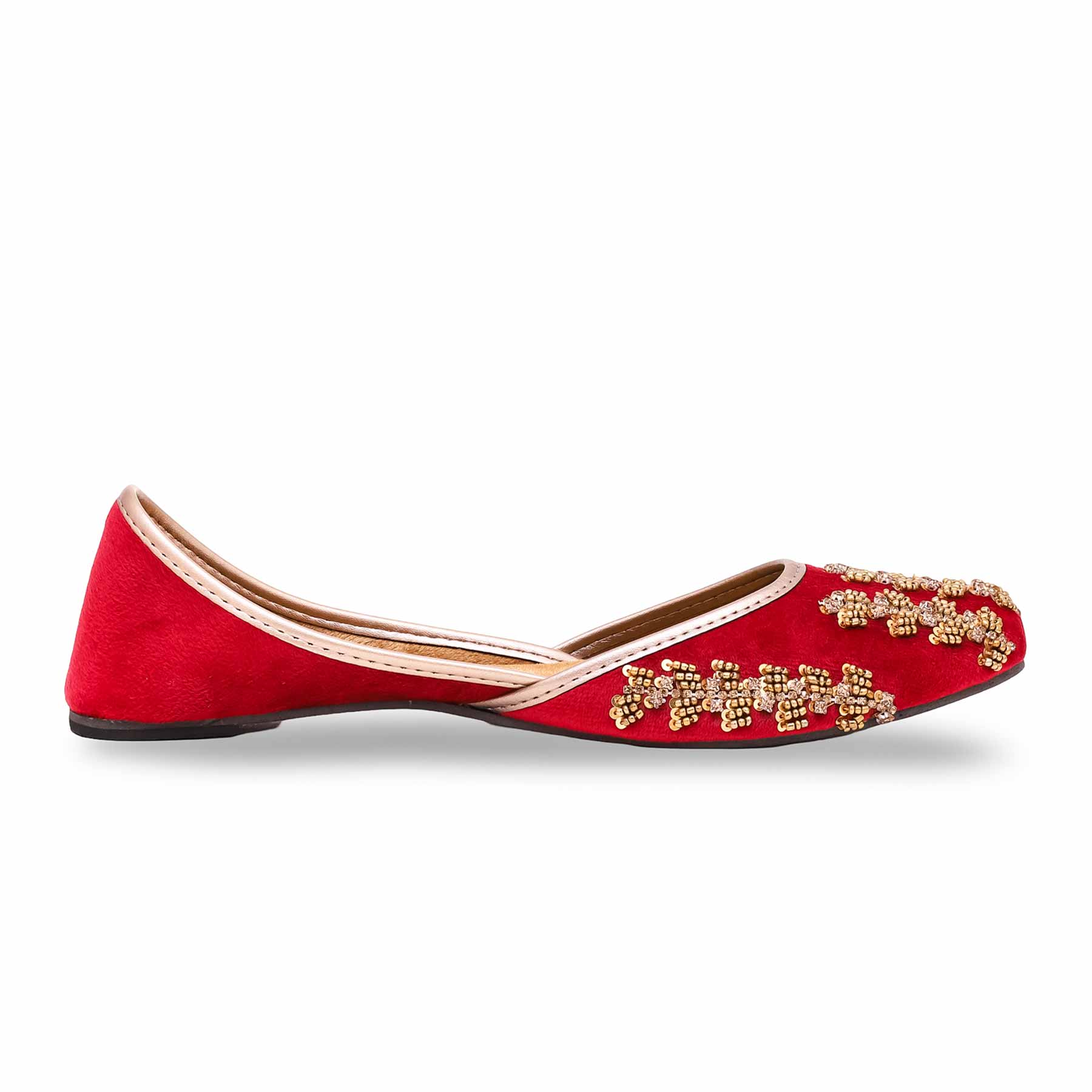 Maroon Fancy Khussa EC8469 - Image 2