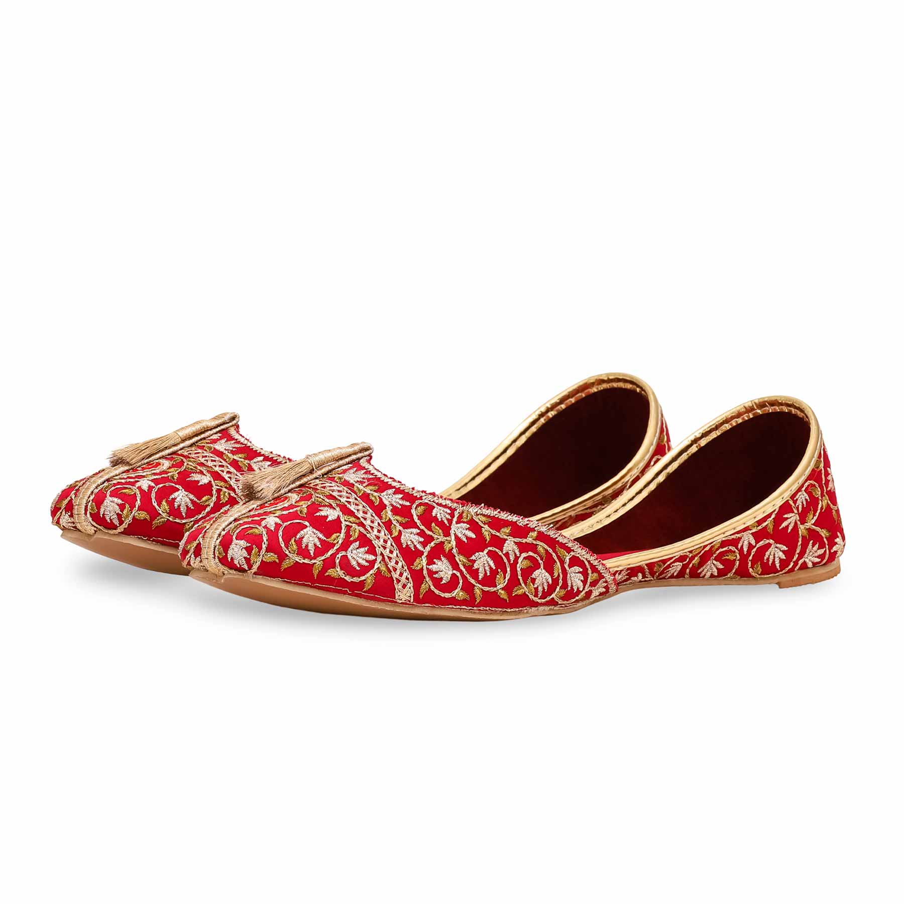 Maroon Fancy Khussa EC8479 - Image 2
