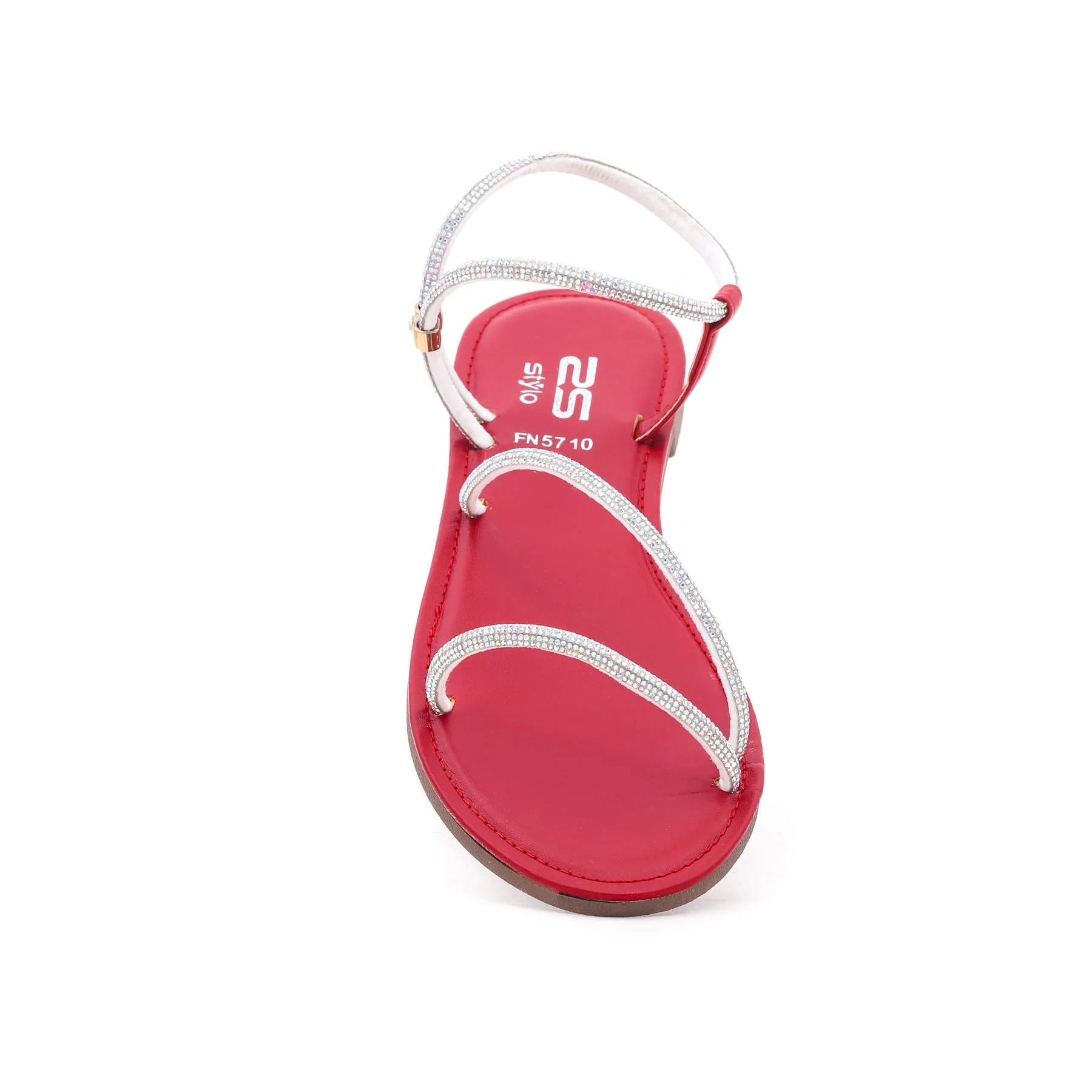 Maroon Fancy Sandal FN5710 - Image 3