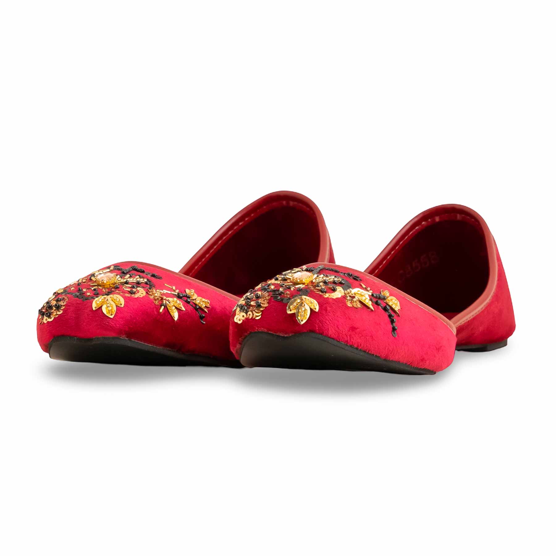 Maroon Fancy Women Khussa EC8558 - Image 3