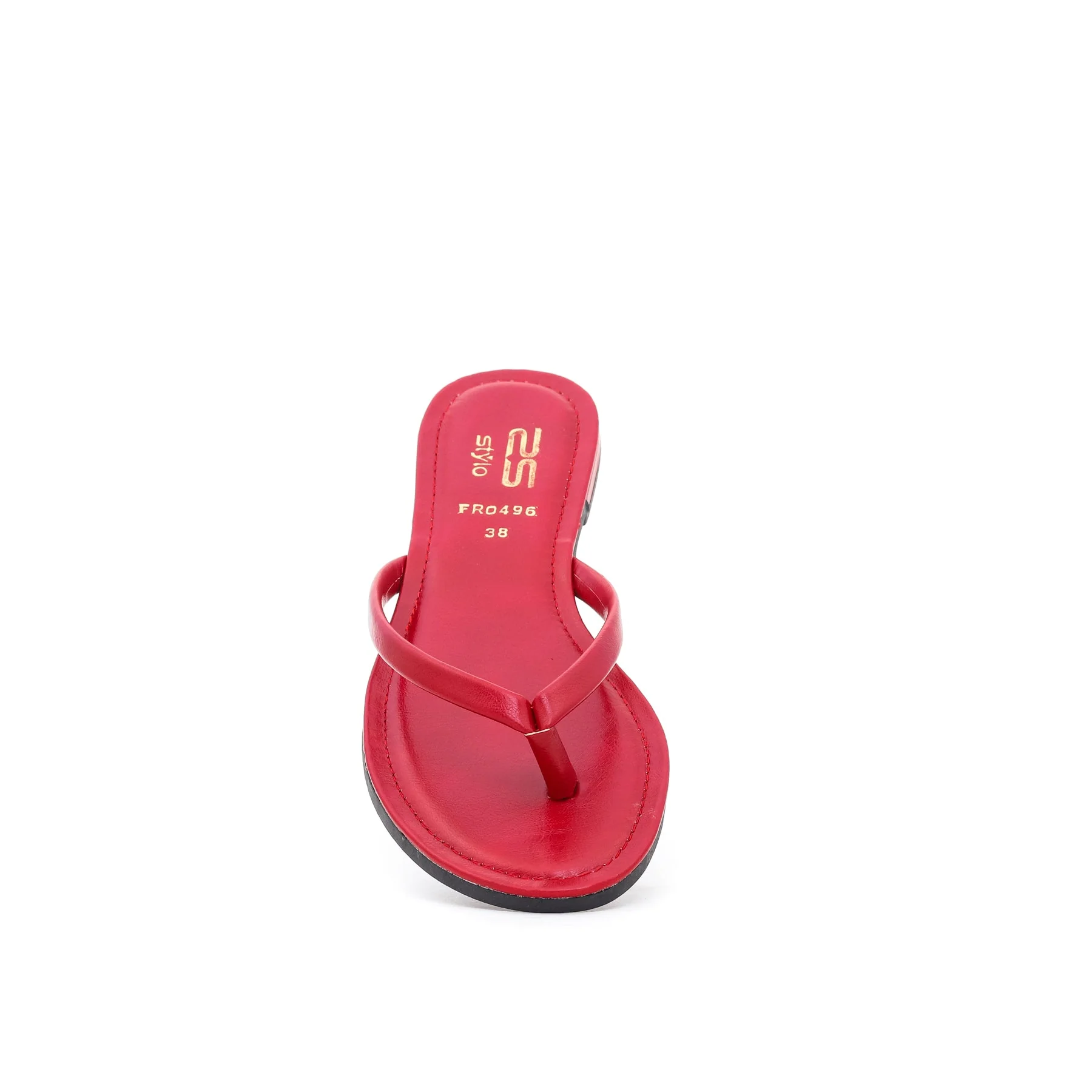 Maroon Formal Chappal FR0496 - Image 3