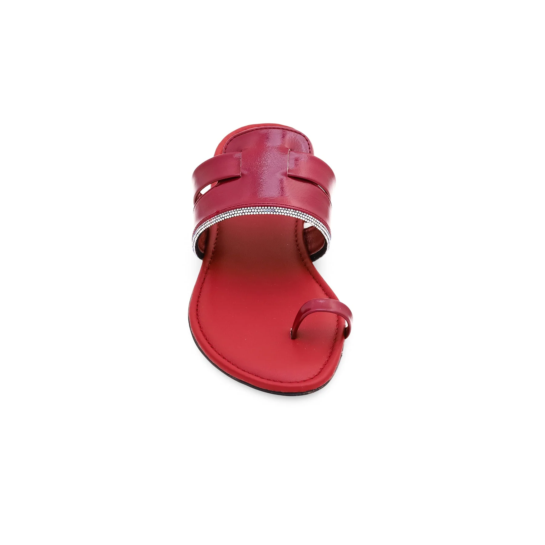 Maroon Formal Chappal FR0536 - Image 4