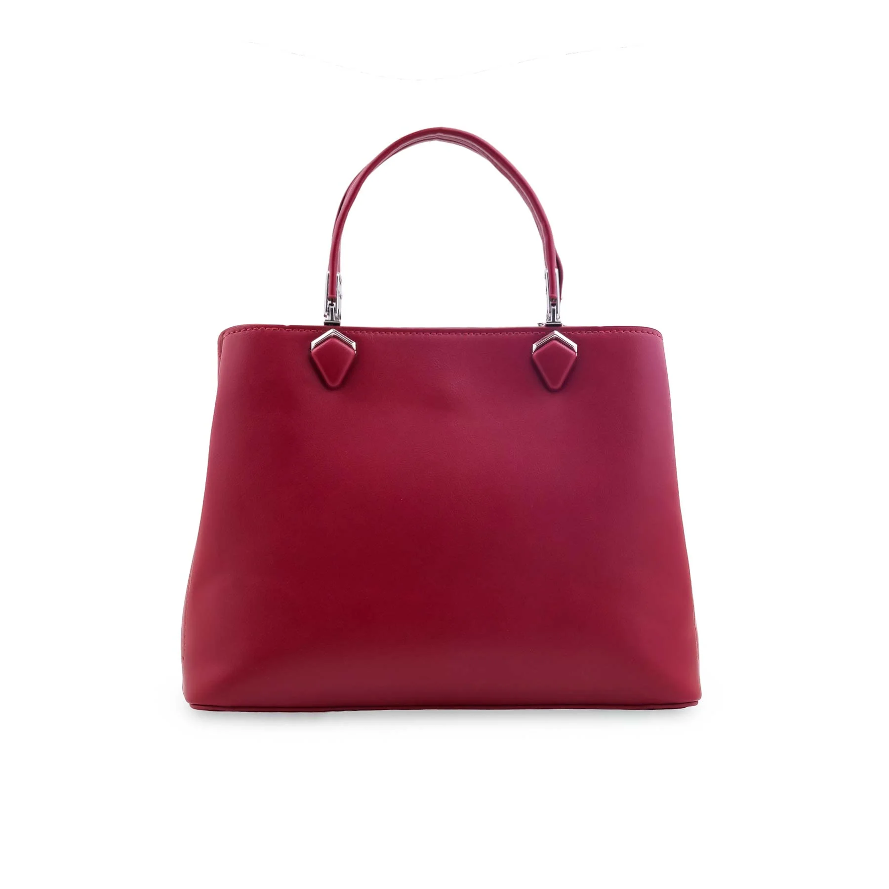 Maroon Formal Hand Bag For Ladies P36557 - Image 6