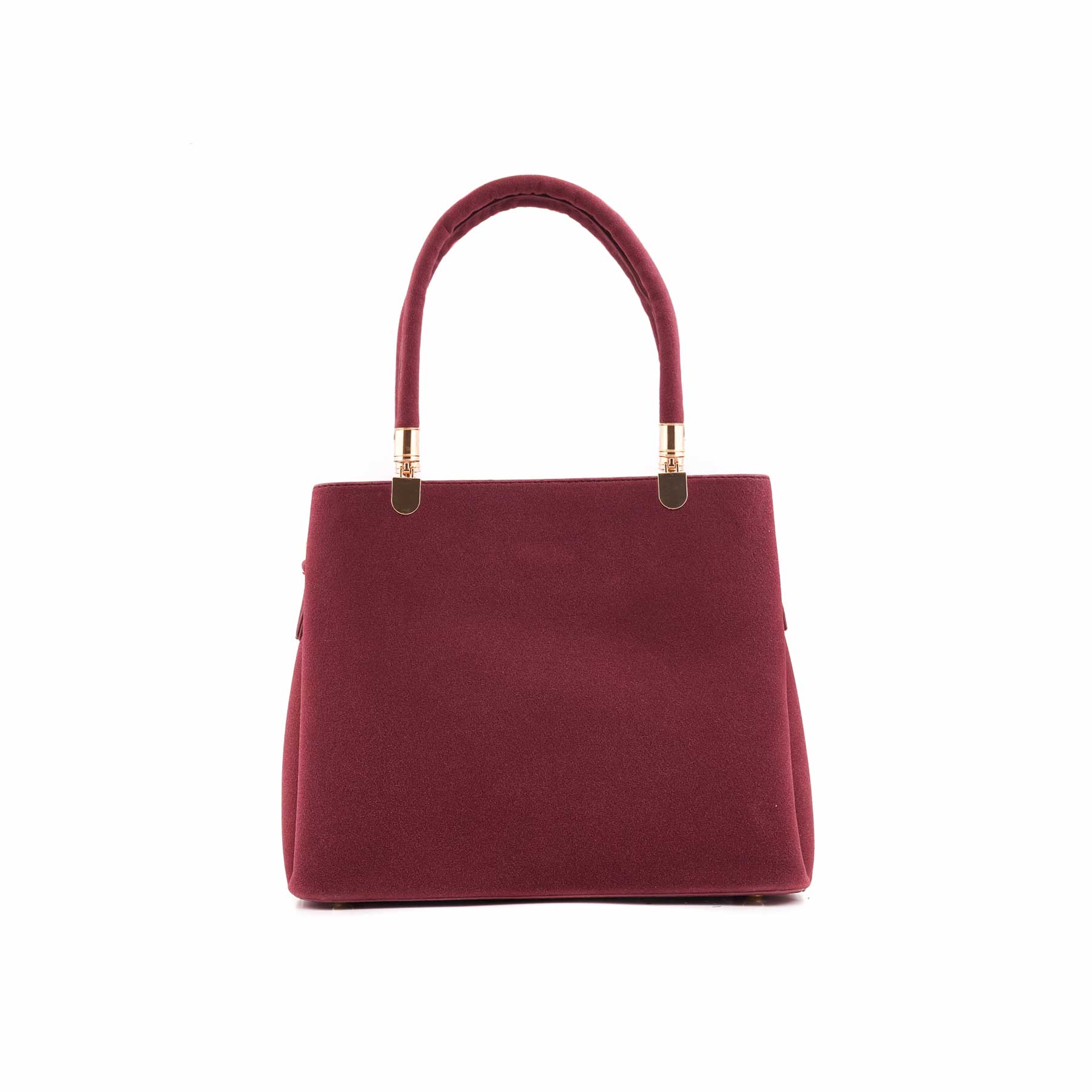 Maroon Formal Hand Bag For Ladies P55880 - Image 4