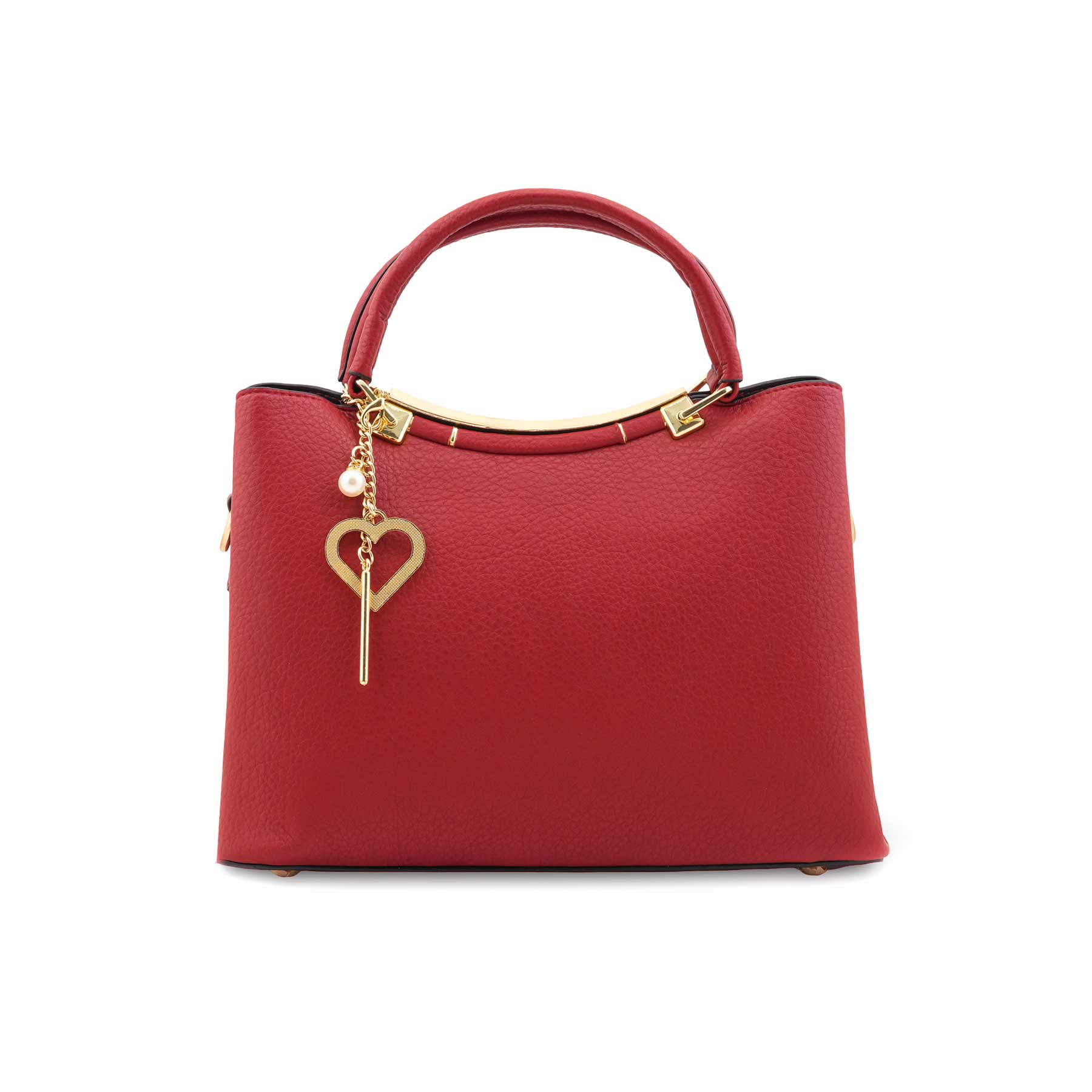 Maroon Formal Hand Bag For Women P36441 - Image 2